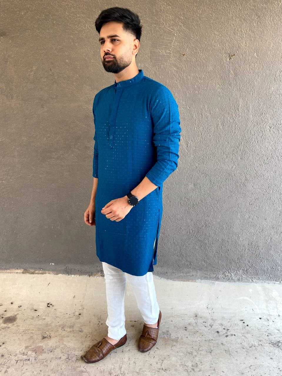 YNF RAYON KESH246 Chikan kurta MENS WEAR WHOLESALE MENS KURTA PAJAMA MEN CHIKAN KURTA EMANUFACTURER- Kapda Export