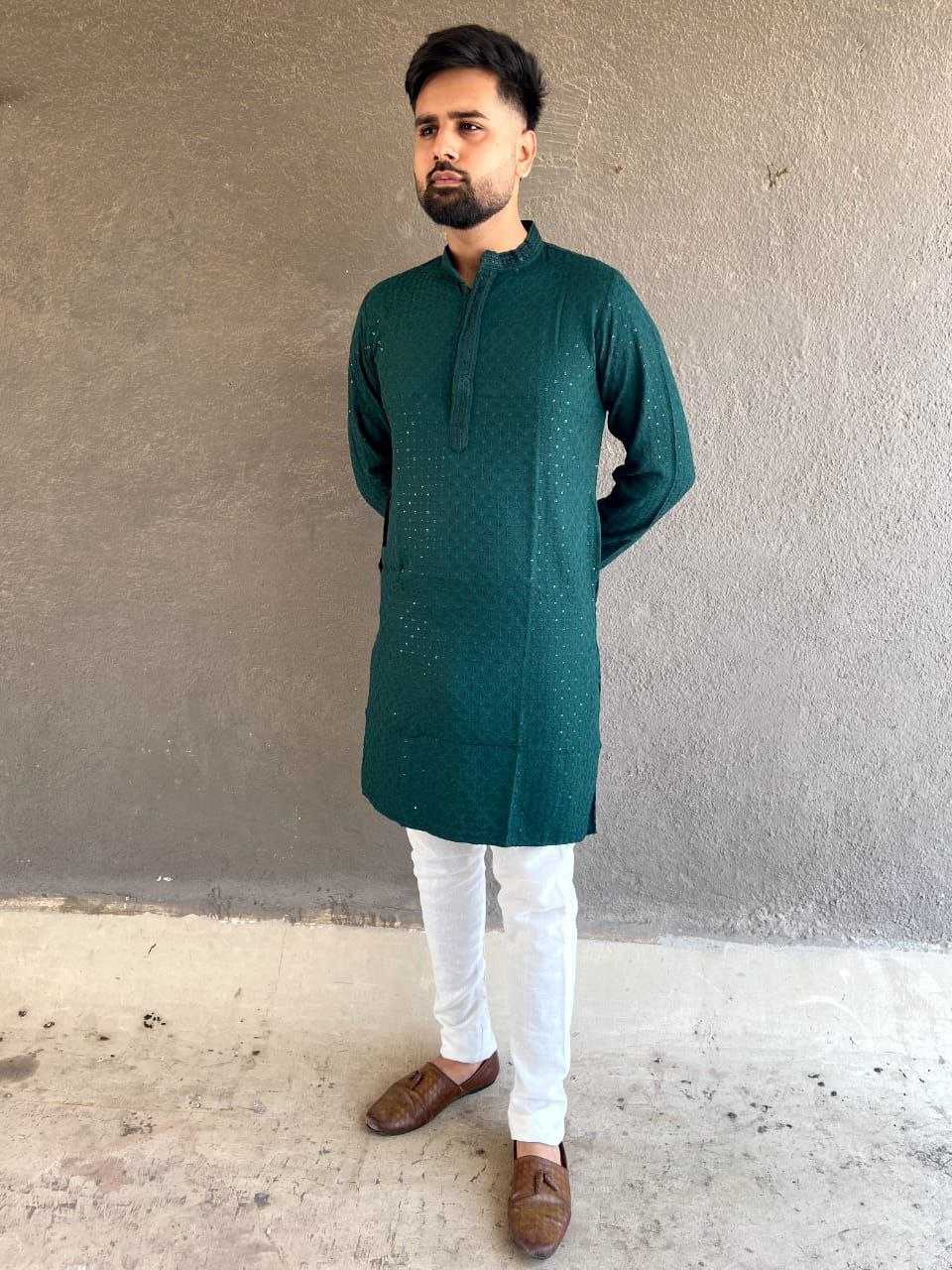 YNF RAYON KESH246 Chikan kurta MENS WEAR WHOLESALE MENS KURTA PAJAMA MEN CHIKAN KURTA EMANUFACTURER- Kapda Export