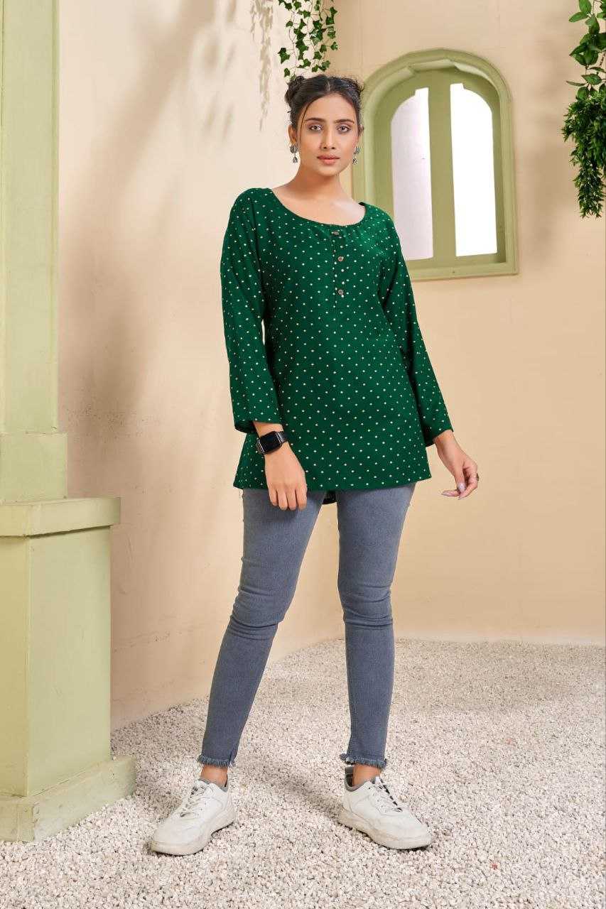 YNF REYON KESH246 Cherry  KURTIS WHOLESALE ETHNIC RAYON SHORT KURTIS PRINTED KURTIS COTTON KURTIS KURTIS MANUFACTURER- Kapda Export