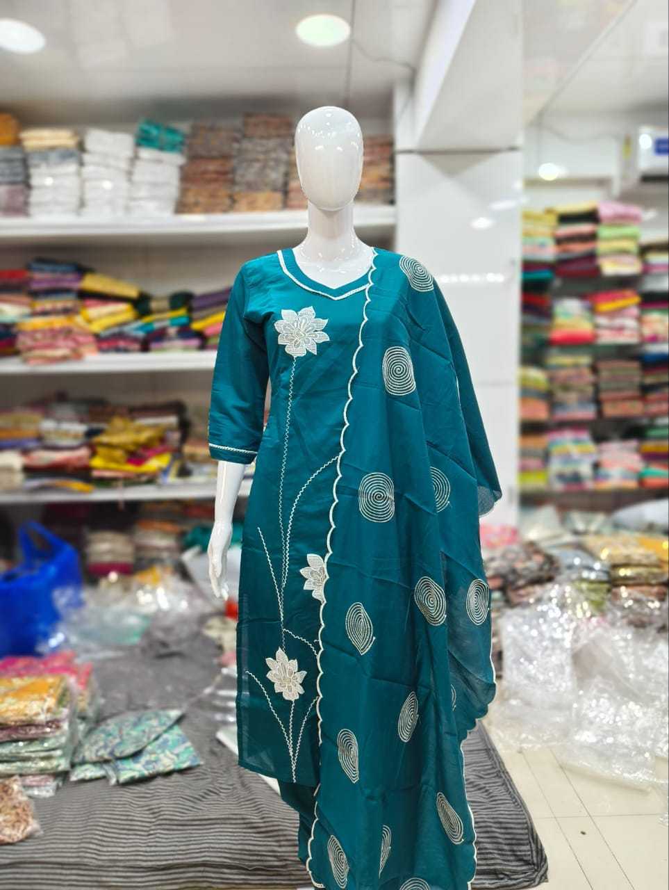 YNF ROMAN SILK KESH257 TAC08 SUITS & DRESSES WHOLESALE DESIGNER WEDDING LADIES LONG SILK SUITS MANUFACTURE- Kapda Export