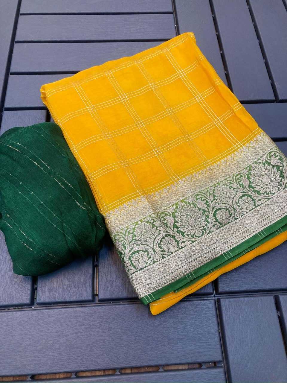 YNF RUSSIAN SILK KESH238 RPF03 SAREES WHOLESALE TRADITIONAL BANARASI SILK GOLD BORDER SILK SAREES MANUFACTURER- Kapda Export