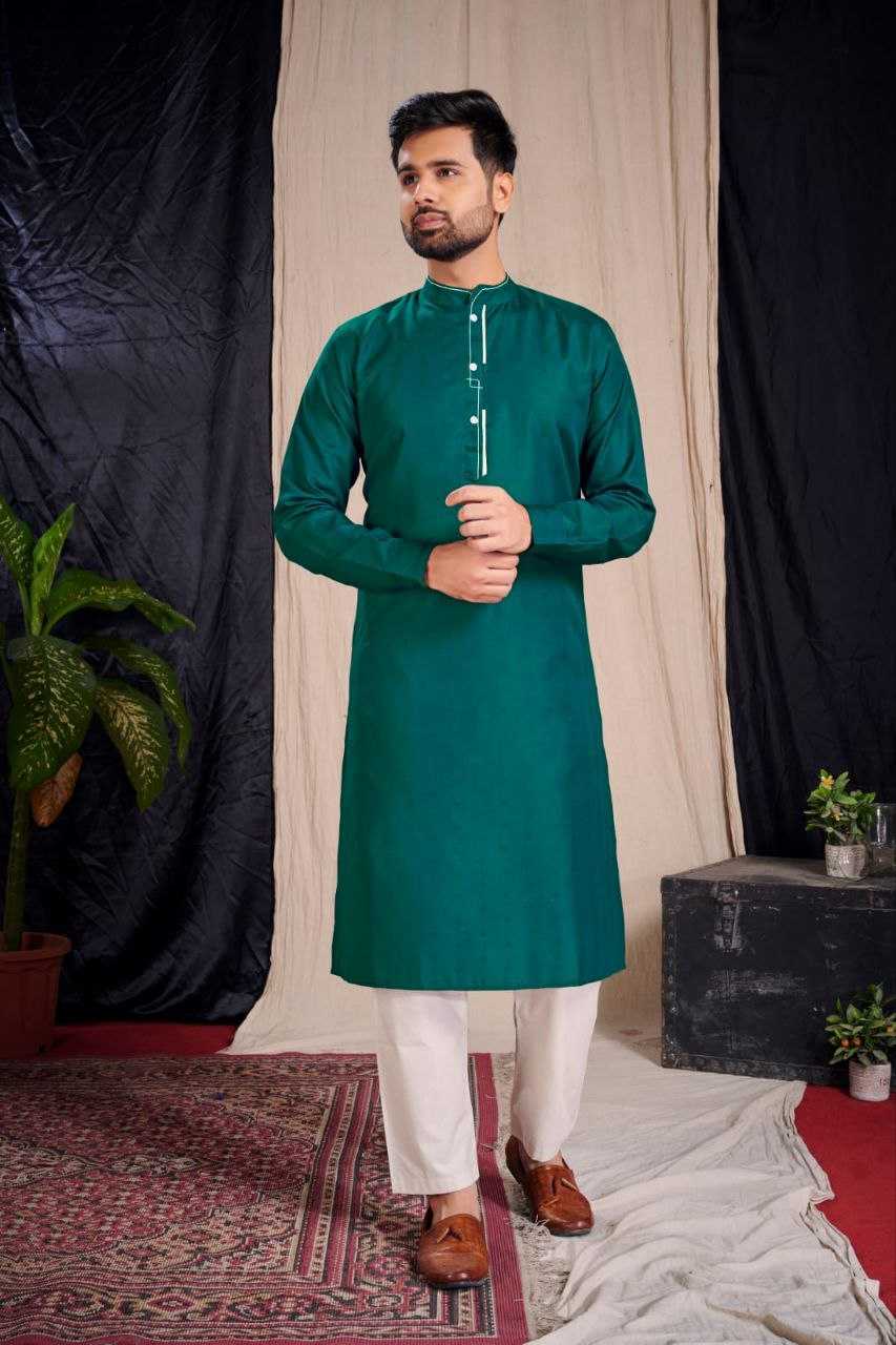 YNF SILK COTTON KESH246 BYF02 MENS WEAR WHOLESALE MENS KURTA PYJAMA SILK KURTA MEN COTTON KURTASMANUFACTURER- Kapda Export