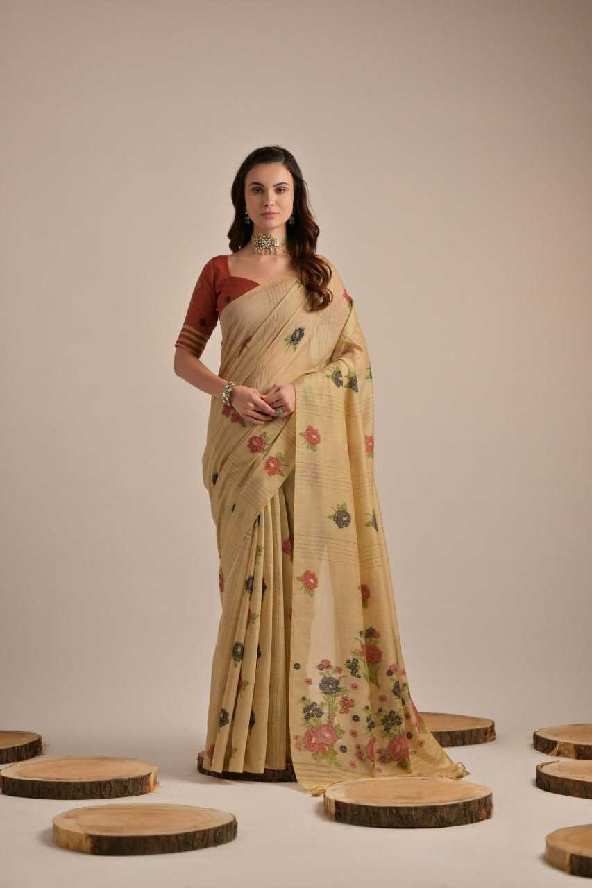 YNF SOFT MUGA SILK KESH171 MUGA COTTON 216 WHOLESALE TRADITIONAL PRINTED LADIES COTTON SAREES MANUFACTURER- Kapda Export