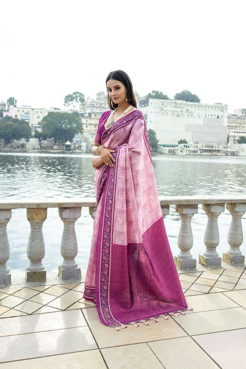 YNF SOFT SILK KESH171 BHAVNA FLOWER SAREES WHOLESALE TRADITIONAL SOFT SILK EMBROIDERY PRINTED SAREES MANUFACTURER- Kapda Export