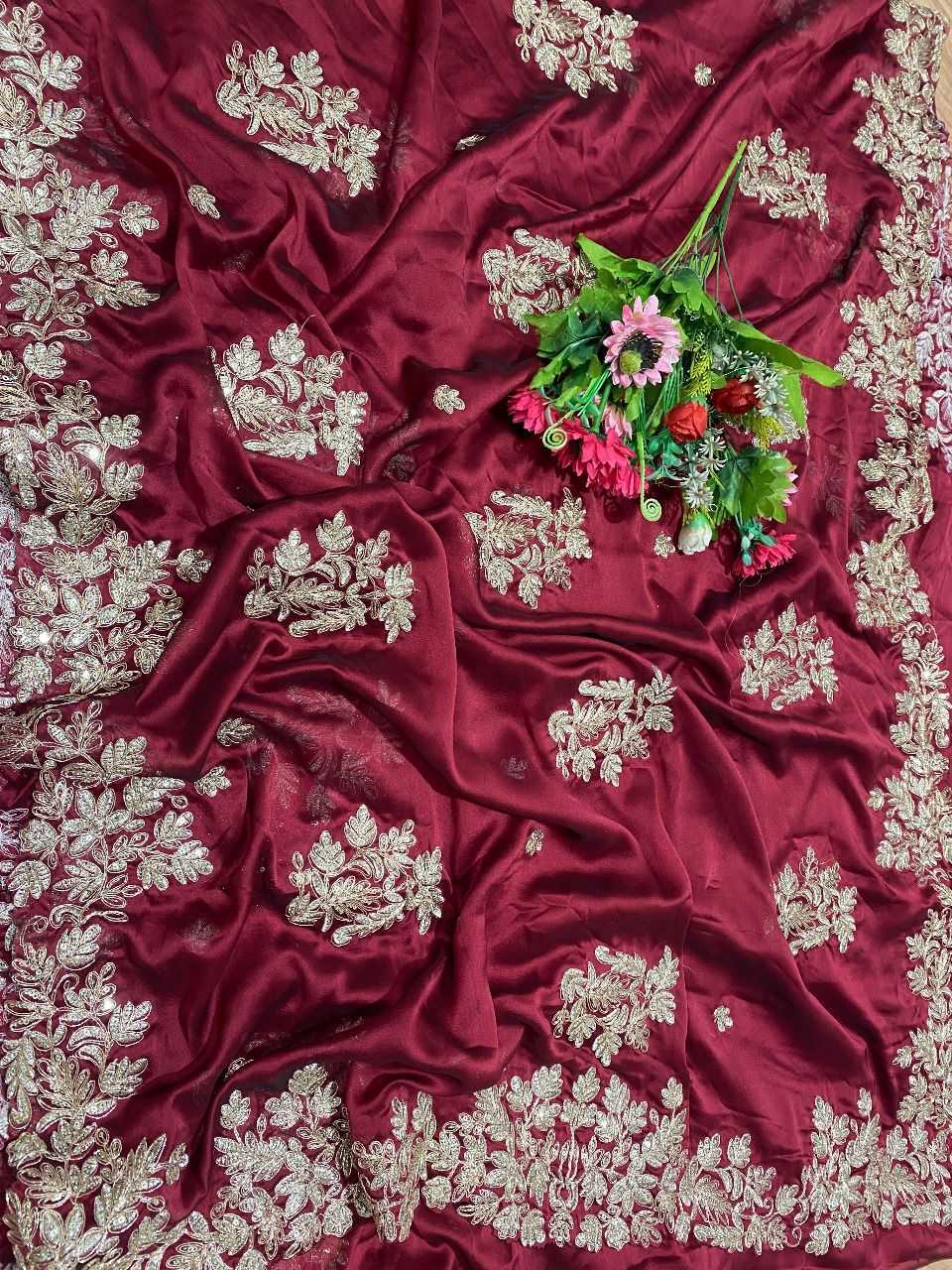 YNF SOFT SILK  RIN126 JHT21 SAREES WHOLESALE EMBROIRERED SILK DESIGNER FANCY SAREES MANUFACTURER- Kapda Export