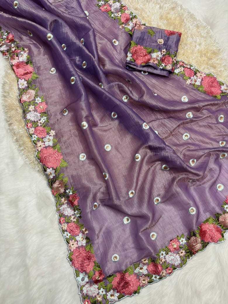 YNF TISSUE SILK KESH222 RUN139 SILK SAREES WHOLESALE DESIGNER SILK EMBROIDERED SOFT SILK SAREE SAREES MANUFACTURER- Kapda Export