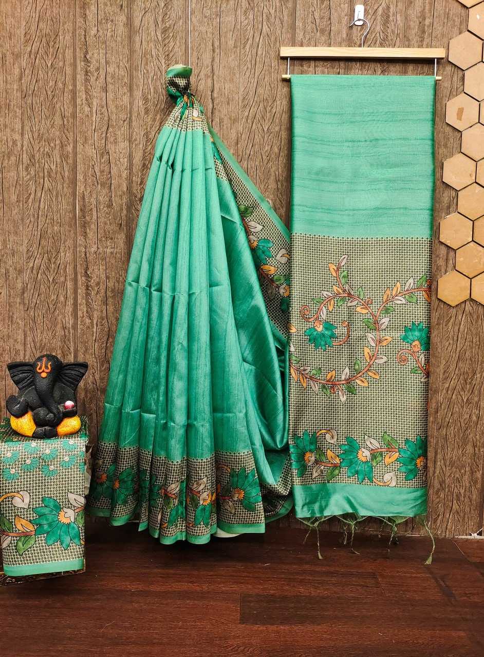 YNF TUSSAR SILK KESH165 RBN31 SAREES WHOLESALE TRADITIONAL EMBROIDERED TUSSAR SILK SAREES MANUFACTURER- Kapda Export