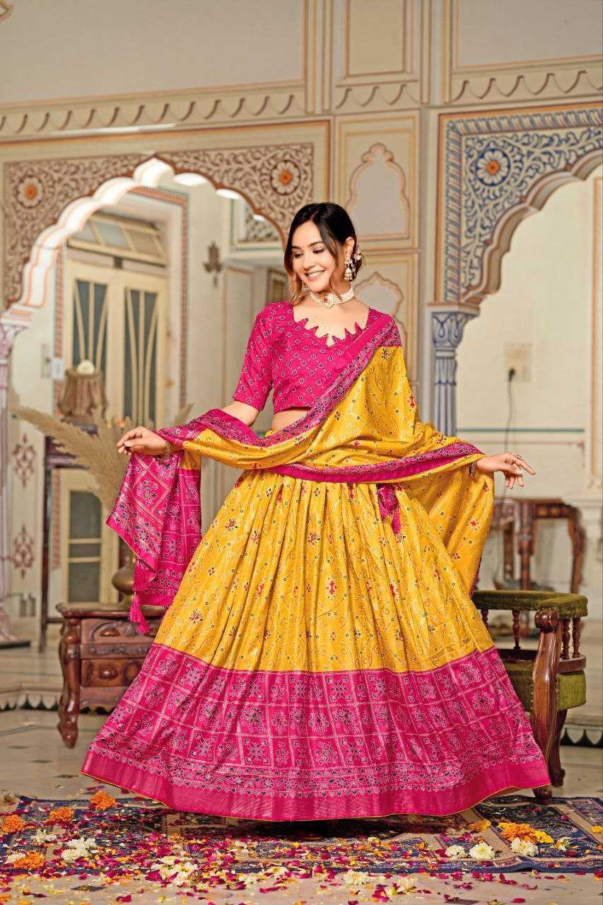 YNF TUSSAR SILK KESH187 Maya LEHENGAS WHOLESALE WEDDING SILK LEHENGAS WITH BLOUSE AND DUPATTA MANUFACTURER- Kapda Export