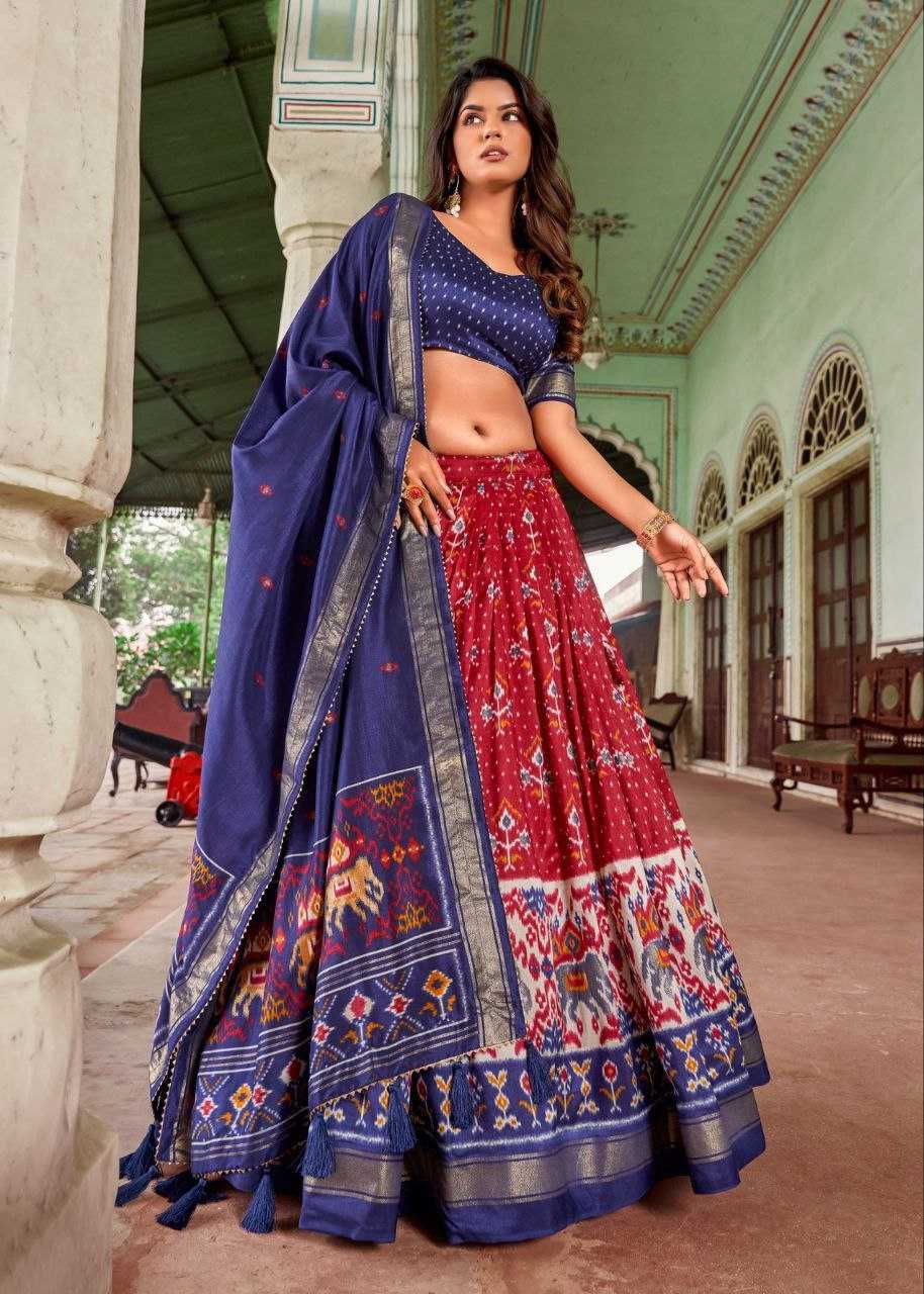 YNF TUSSAR SILK KESH187 SITARA LEHENGAS WHOLESALE WEDDING SILK LEHENGAS WITH DUPATTA AND BLOUSE MANUFACTURER- Kapda Export