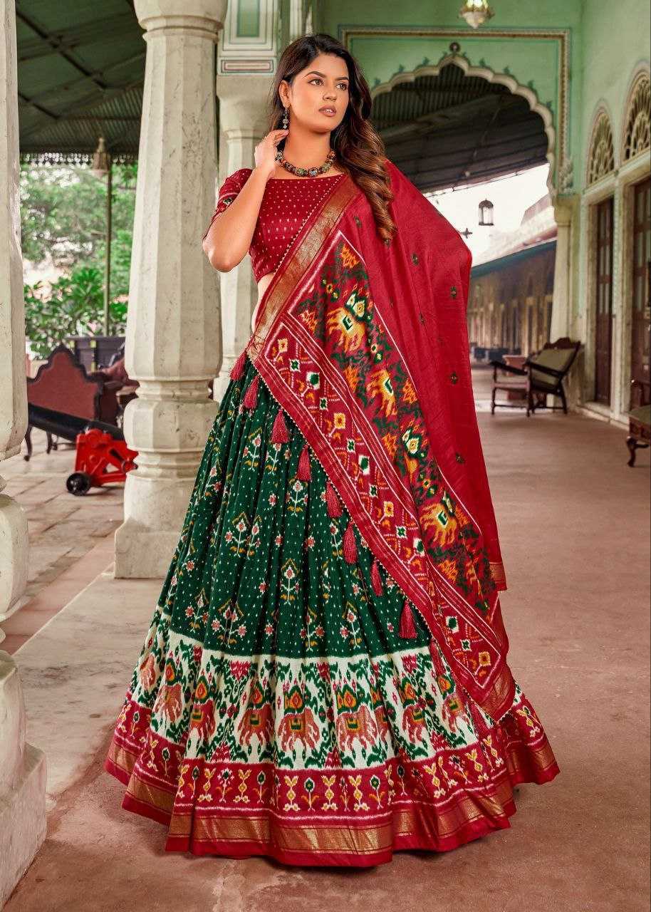 YNF TUSSAR SILK KESH187 SITARA LEHENGAS WHOLESALE WEDDING SILK LEHENGAS WITH DUPATTA AND BLOUSE MANUFACTURER- Kapda Export