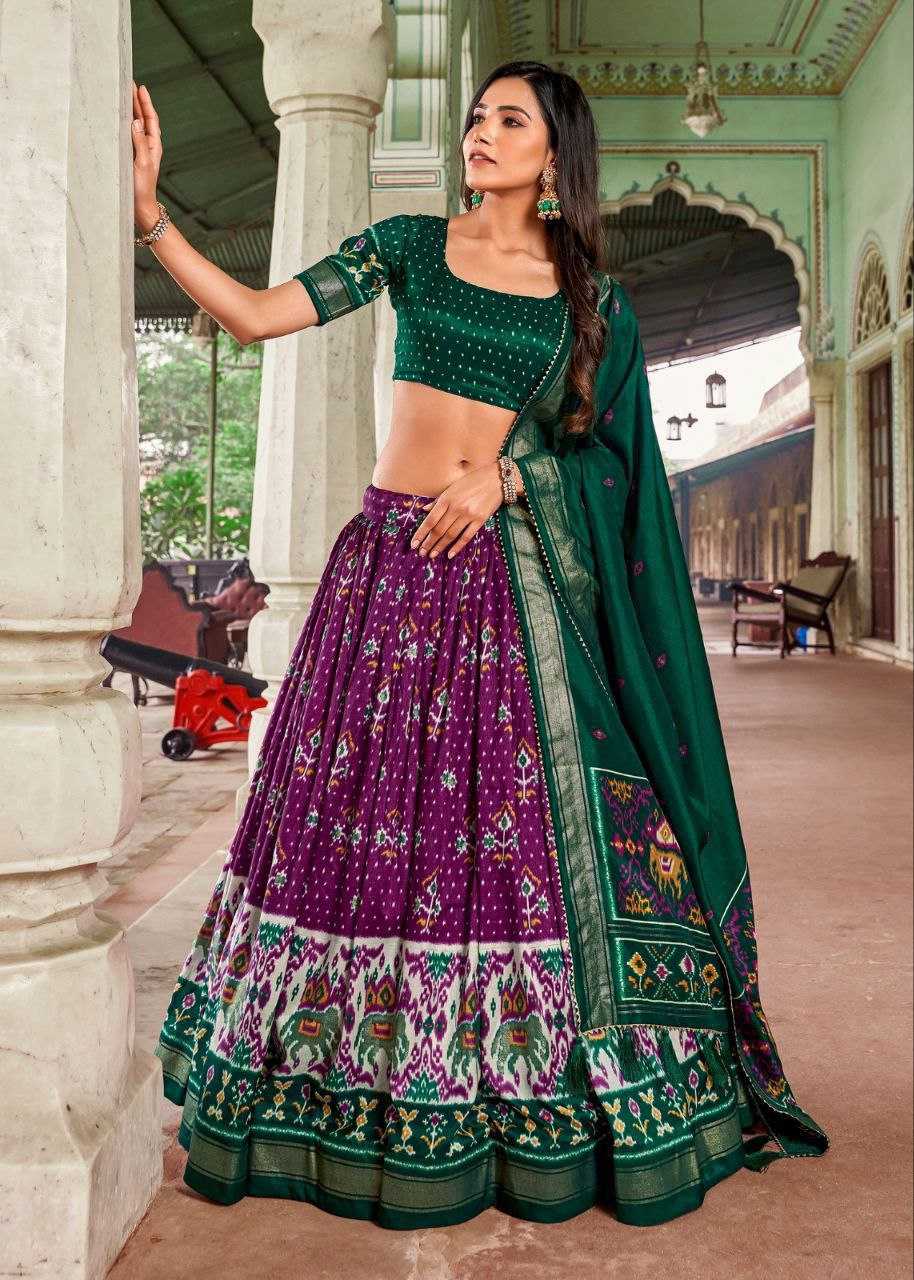 YNF TUSSAR SILK KESH187 SITARA LEHENGAS WHOLESALE WEDDING SILK LEHENGAS WITH DUPATTA AND BLOUSE MANUFACTURER- Kapda Export