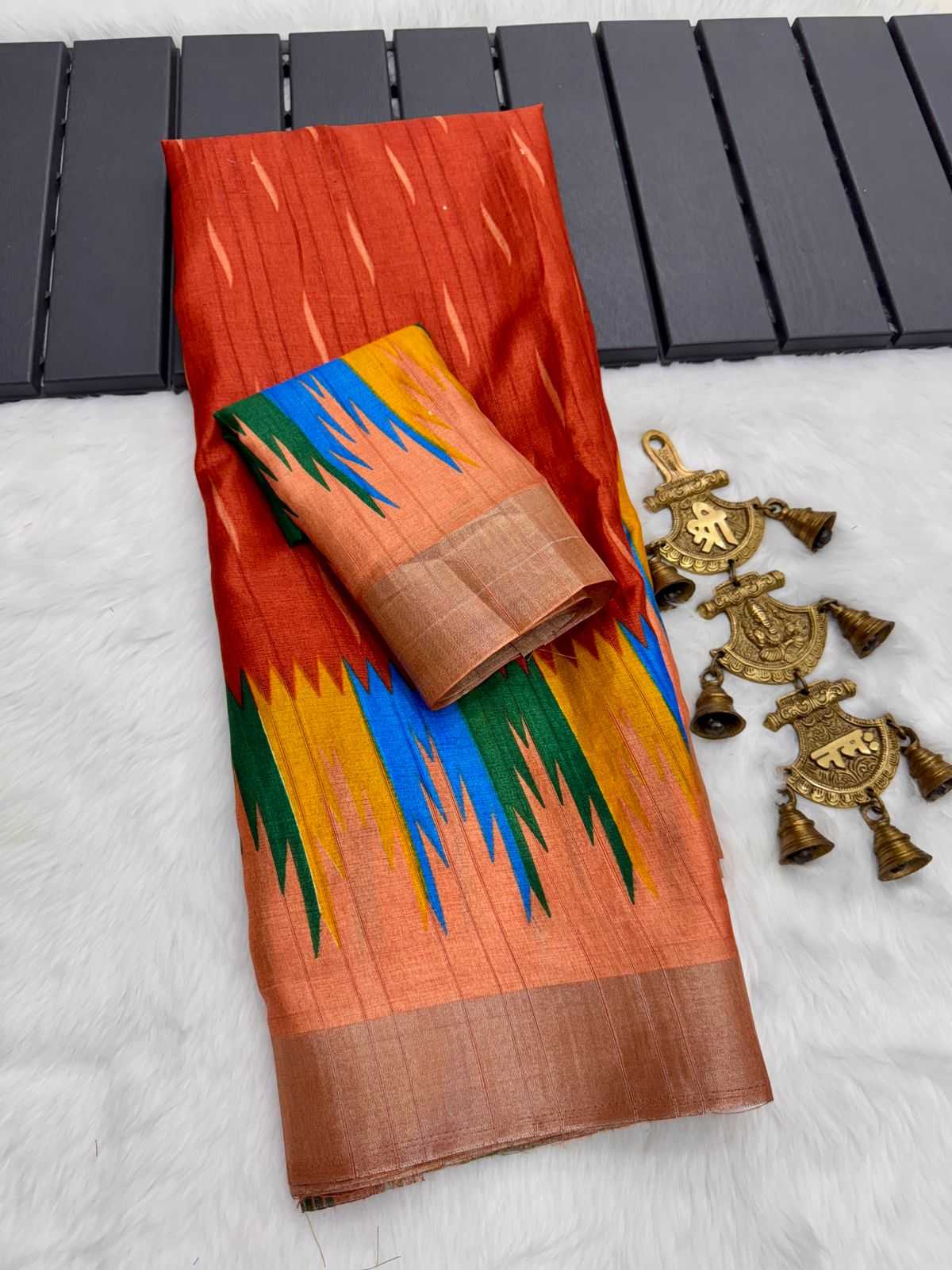 YNF TUSSAR SILK RIN149 MKD150 SILK SAREES WHOLESALE TUSSAR SILK ZARI BORDER SILK HANDLOOM SAREES MANUFACTURER- Kapda Export