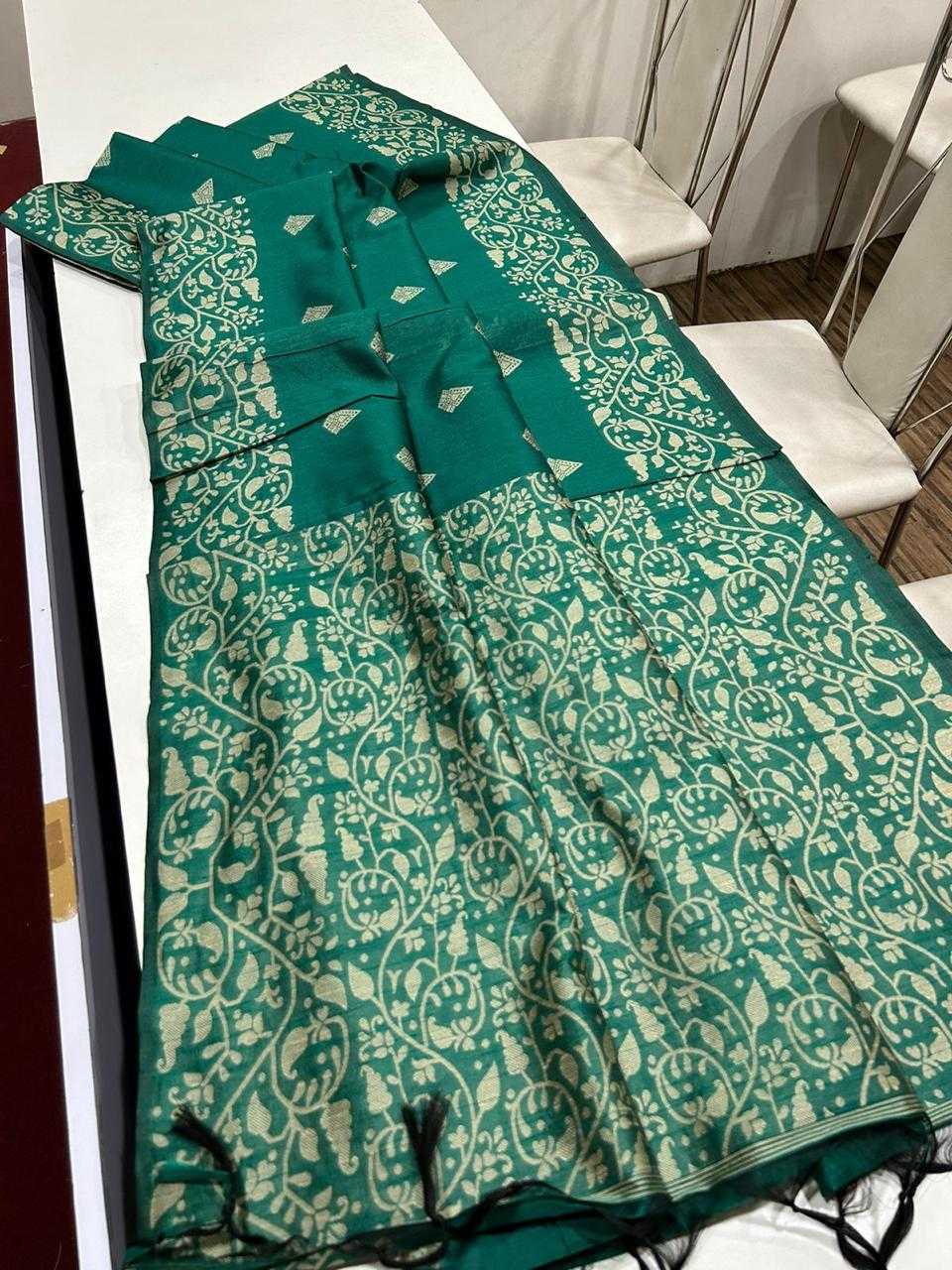 YNF BANGLORI SILK KESH165 RBN56 SILK SAREE WHOLESALE RAW SILK PRINTED FANCY SILK SAREE MANUFACTURER- Kapda Export