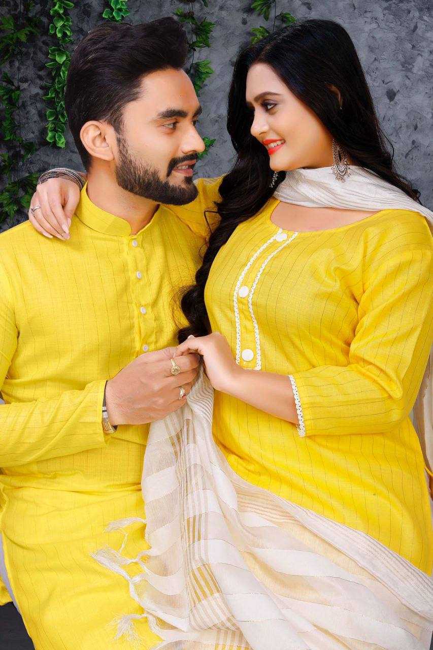 YNF COTTON RIN191 WTX08 COUPLE WEAR WHOLESALE COUPLE MATCHING ETHNIC OUTFITS MANUFACTURER- Kapda Export