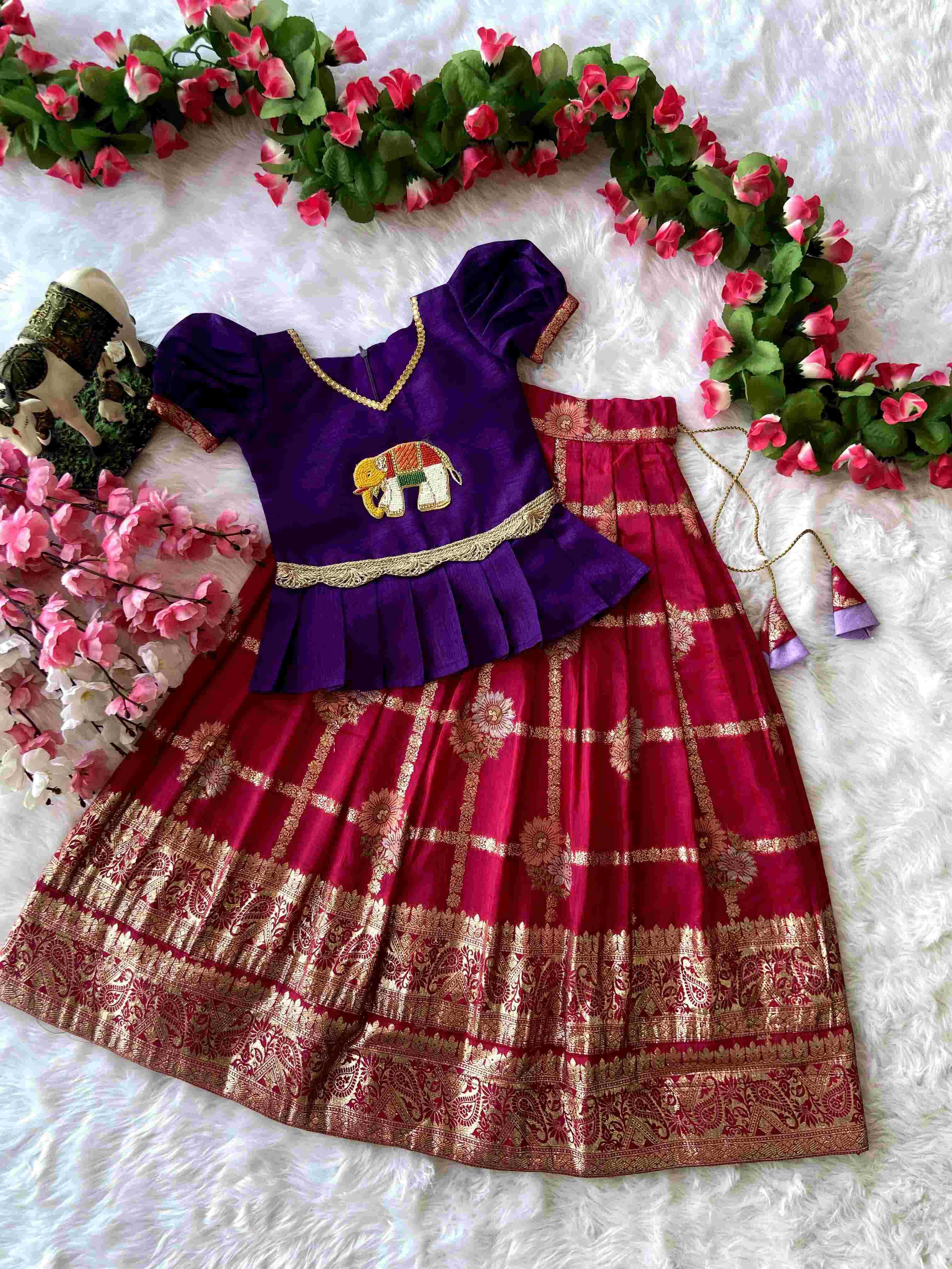 YNF DOLA RIN115 REF07 KIDS WEAR WHOLESALE KIDS LEHENGA BABY GIRL LEHENGA GHAGRA CHOLI LEHENGA MANUFACTURER- Kapda Export