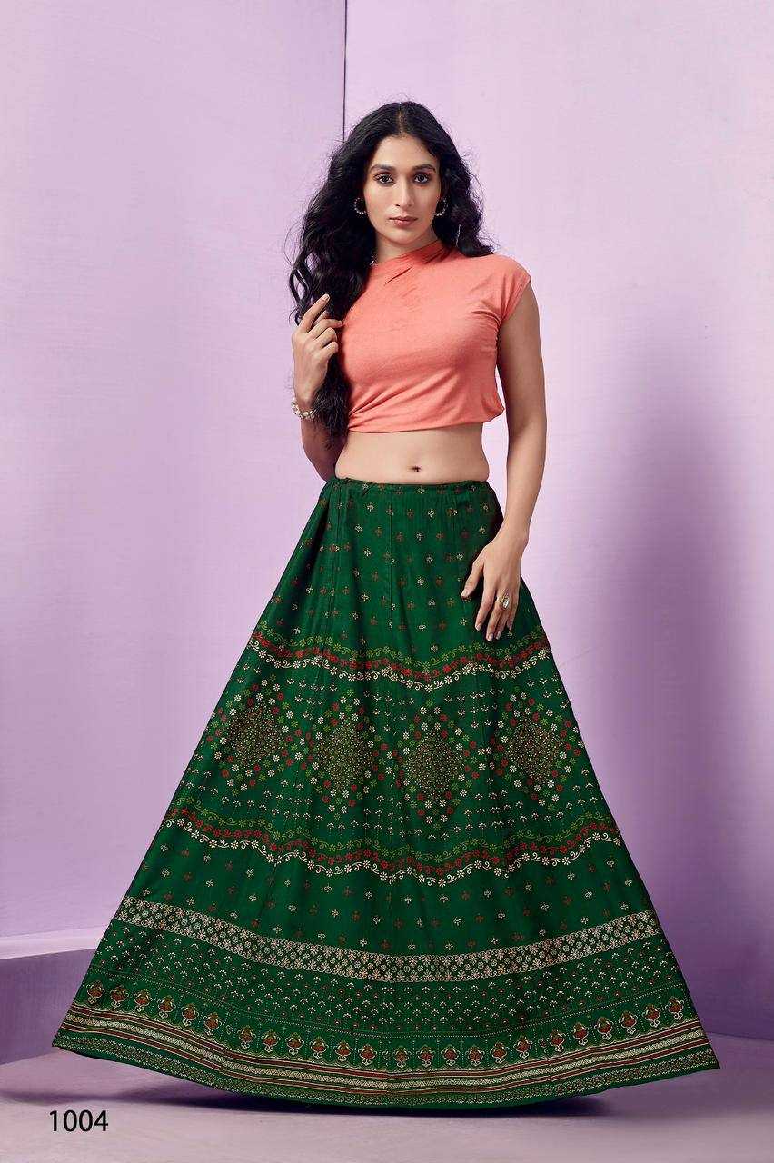 YNF HEAVY RAYON  RIN125 Flared Skirt LEHENGAS WHOLESALE SIMPLE PRINTED CIRCULAR LEHENGAS MANUFACTURER- Kapda Export