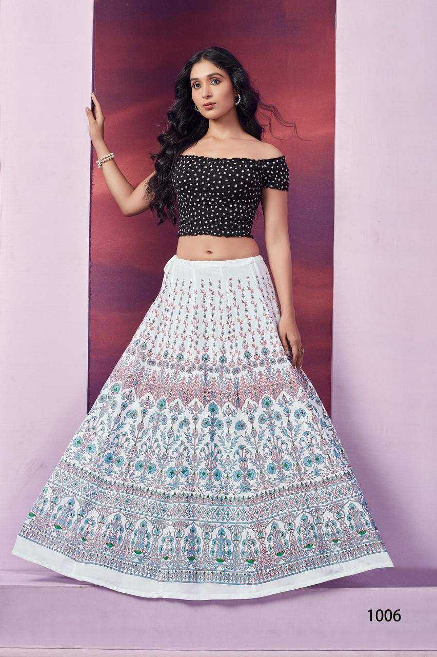 YNF HEAVY RAYON  RIN125 Flared Skirt LEHENGAS WHOLESALE SIMPLE PRINTED CIRCULAR LEHENGAS MANUFACTURER- Kapda Export