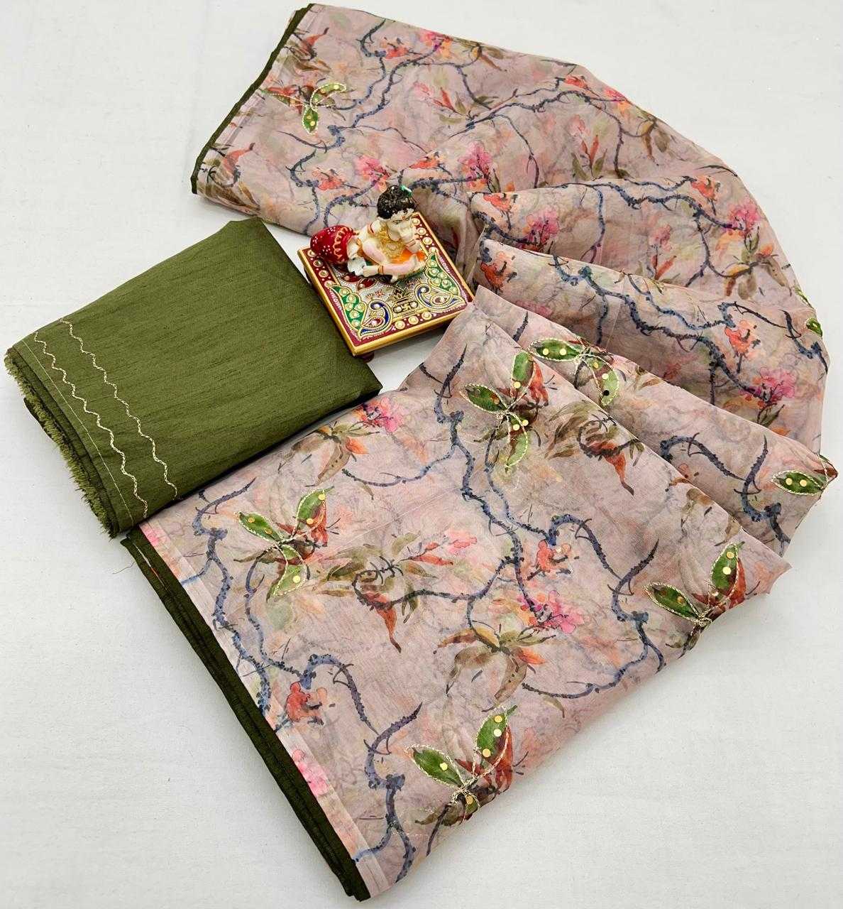 Ynf Kora Silk KESH263 SBI68 Silk Sarees Wholesale Kora Silk Sarees Printed Silk Saree Designer Silk Sarees Manufacturer- Kapda Export