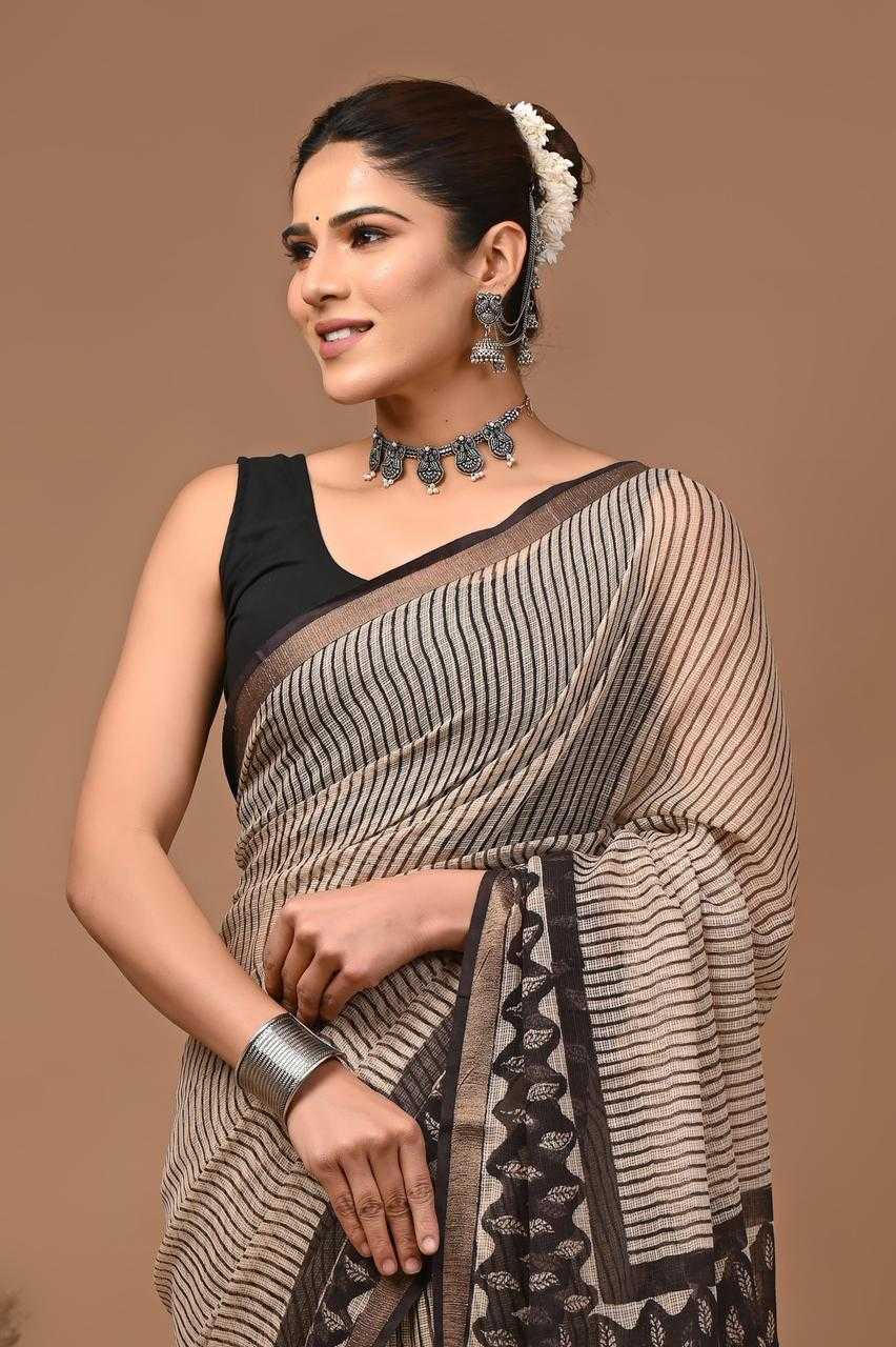 YNF KOTA SILK KESH388 137 SILK SAREE WHOLESALE KOTA GOLD BORDER FANCY SILK SAREE. MANUFACTURER- Kapda Export