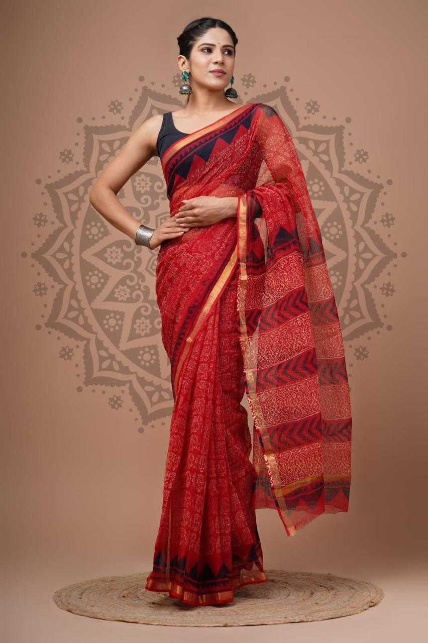 YNF KOTA SILK KESH388 137 SILK SAREE WHOLESALE KOTA GOLD BORDER FANCY SILK SAREE. MANUFACTURER- Kapda Export