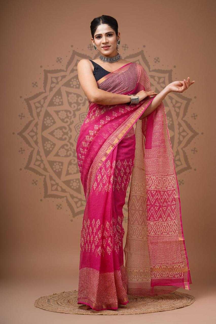 YNF KOTA SILK KESH388 137 SILK SAREE WHOLESALE KOTA GOLD BORDER FANCY SILK SAREE. MANUFACTURER- Kapda Export