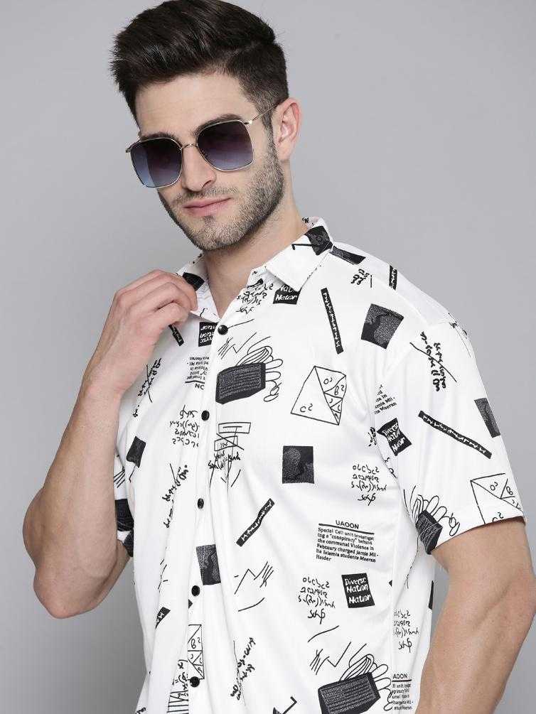 YNF LYCRA KESH325 TIE10 MENS WEAR WHOLESALE HALF SLEEVE CASUAL SHIRTS MANUFACTURER- Kapda Export