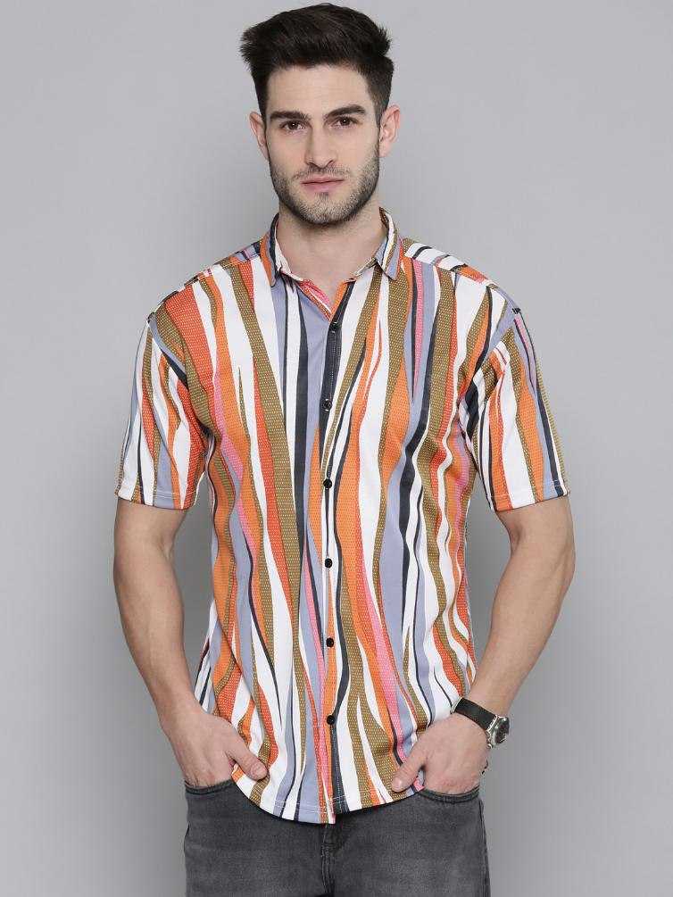 YNF LYCRA KESH325 TIE10 MENS WEAR WHOLESALE HALF SLEEVE CASUAL SHIRTS MANUFACTURER- Kapda Export