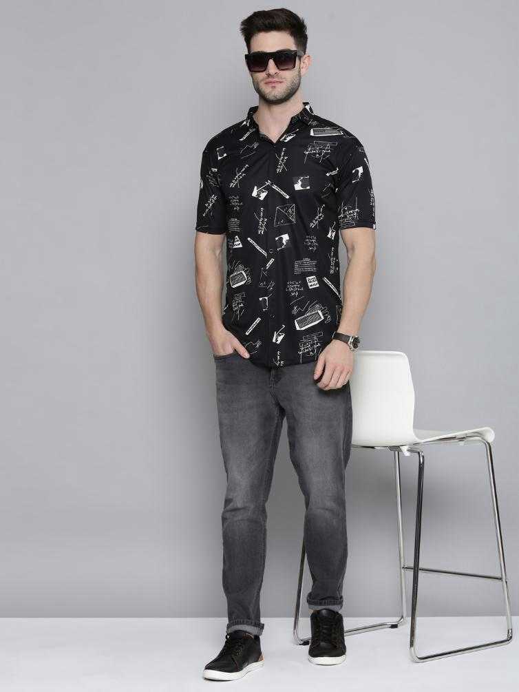 YNF LYCRA KESH325 TIE10 MENS WEAR WHOLESALE HALF SLEEVE CASUAL SHIRTS MANUFACTURER- Kapda Export