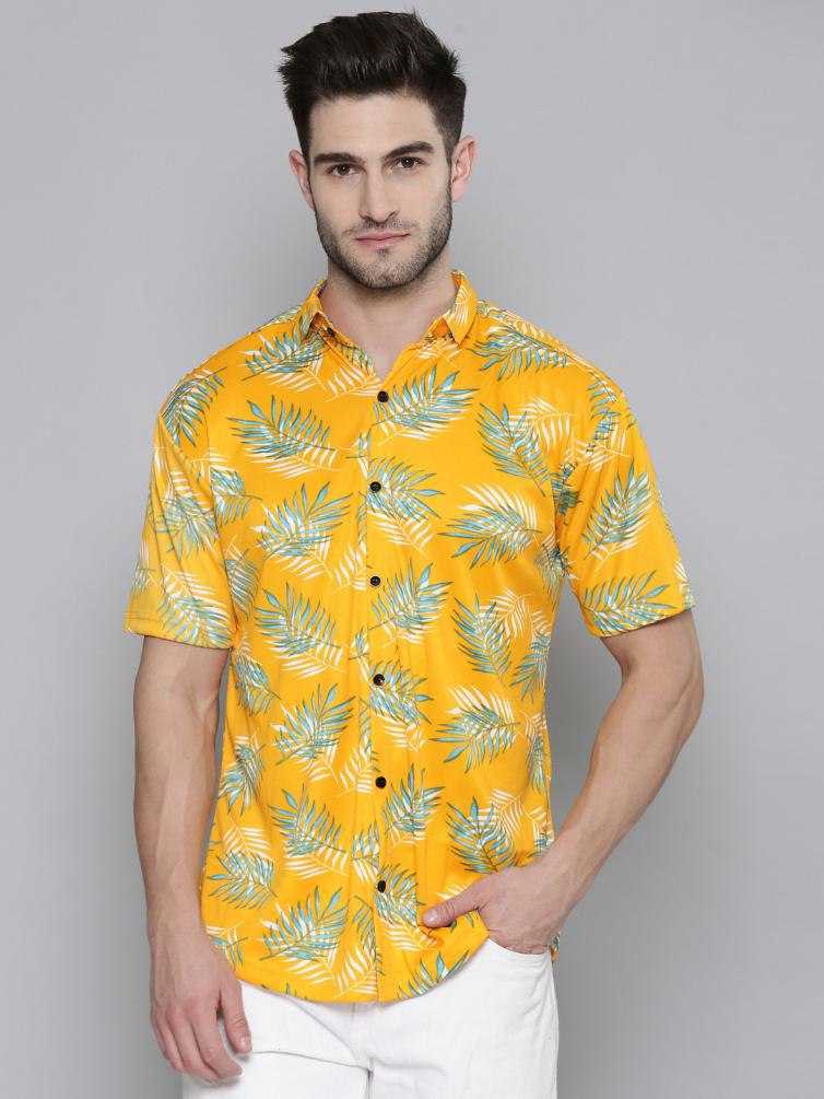 YNF LYCRA KESH325 TIE10 MENS WEAR WHOLESALE HALF SLEEVE CASUAL SHIRTS MANUFACTURER- Kapda Export