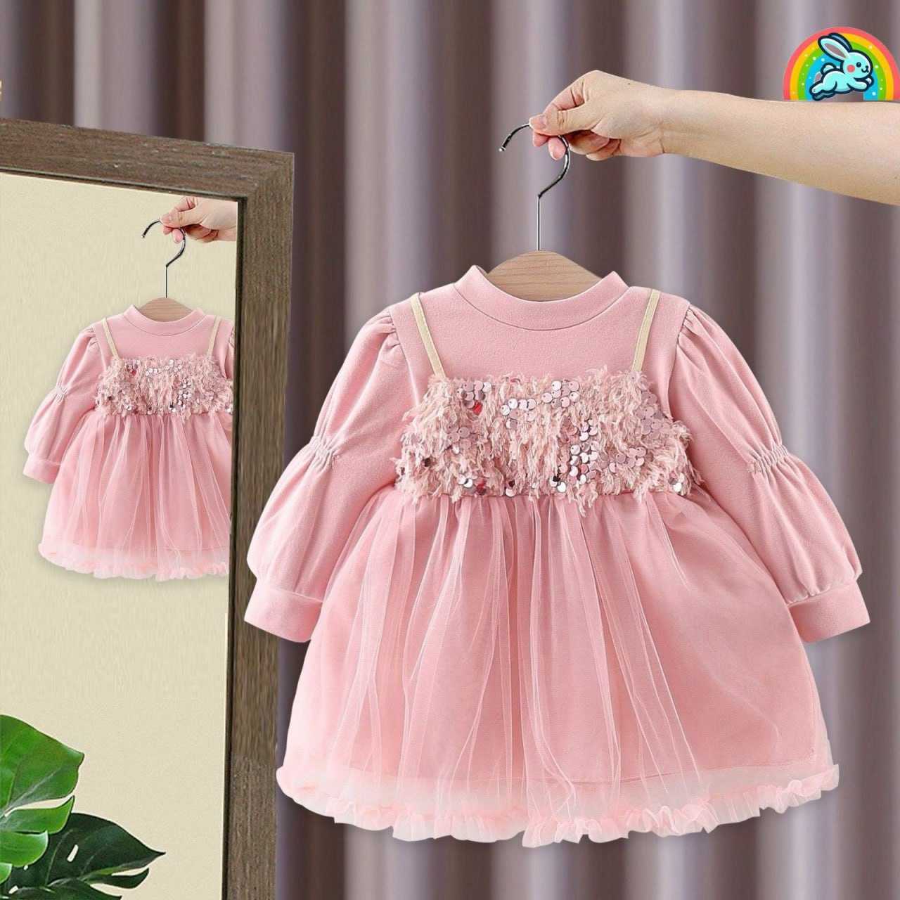 Ynf Net KESH386 LHO62 Kids Wear Wholesale Kids Frocks Girls Frock Girls Cotton Frocks Manufacturer- Kapda Export