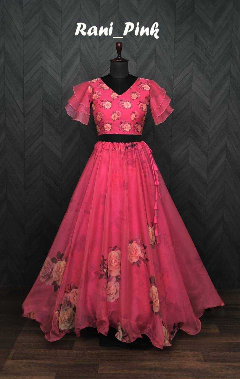 Ynf Organza KESH132 7012 Lehengas Wholesale Designer Lehenga Printed Lehenga Golden Lehenga Manufacturer- Kapda Export