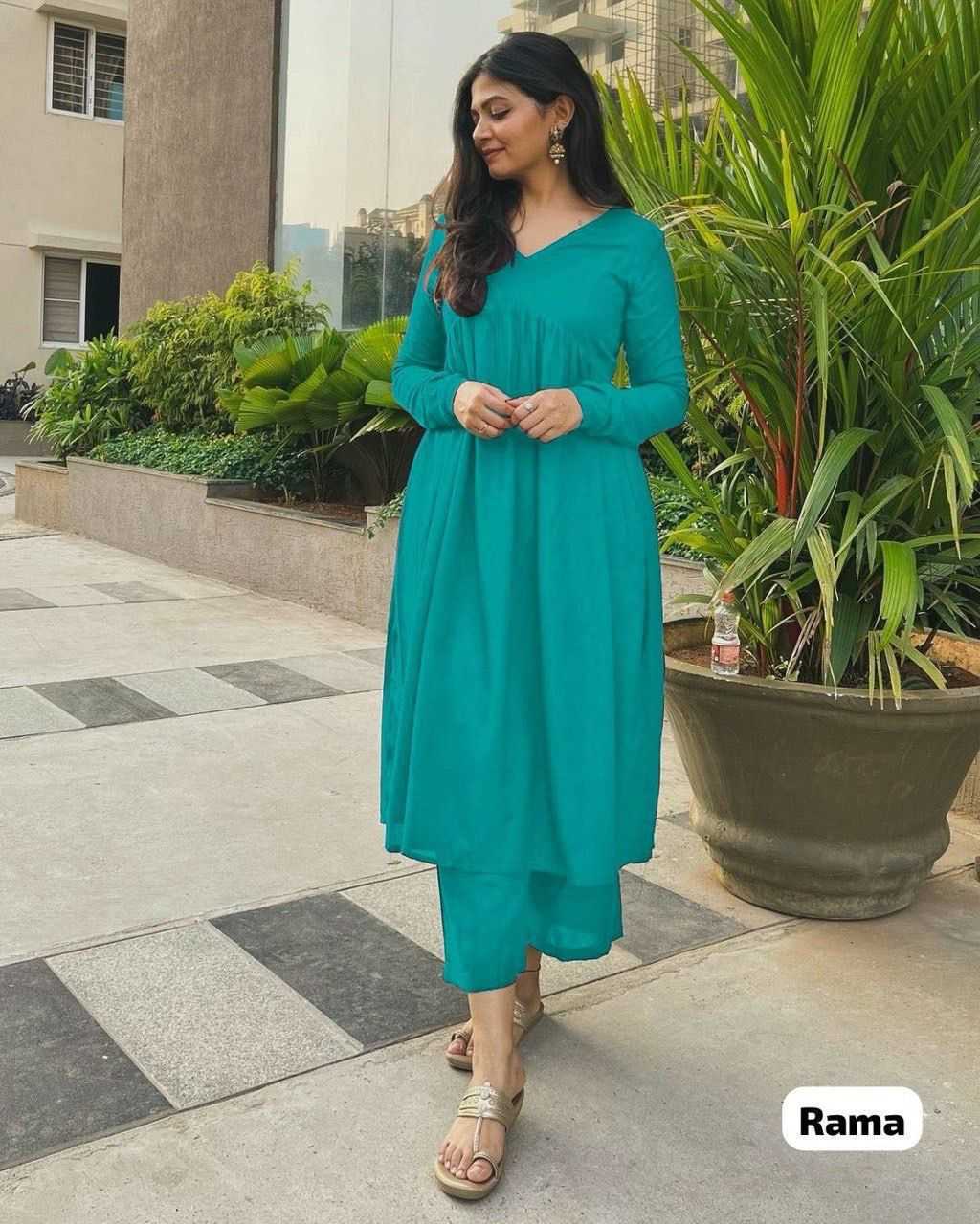 Ynf Rayon KESH175 DVF Aliyscut Suits & Dresses Wholesale Ladies Suits Alia Cut Suits Dresses Manufacturer- Kapda Export