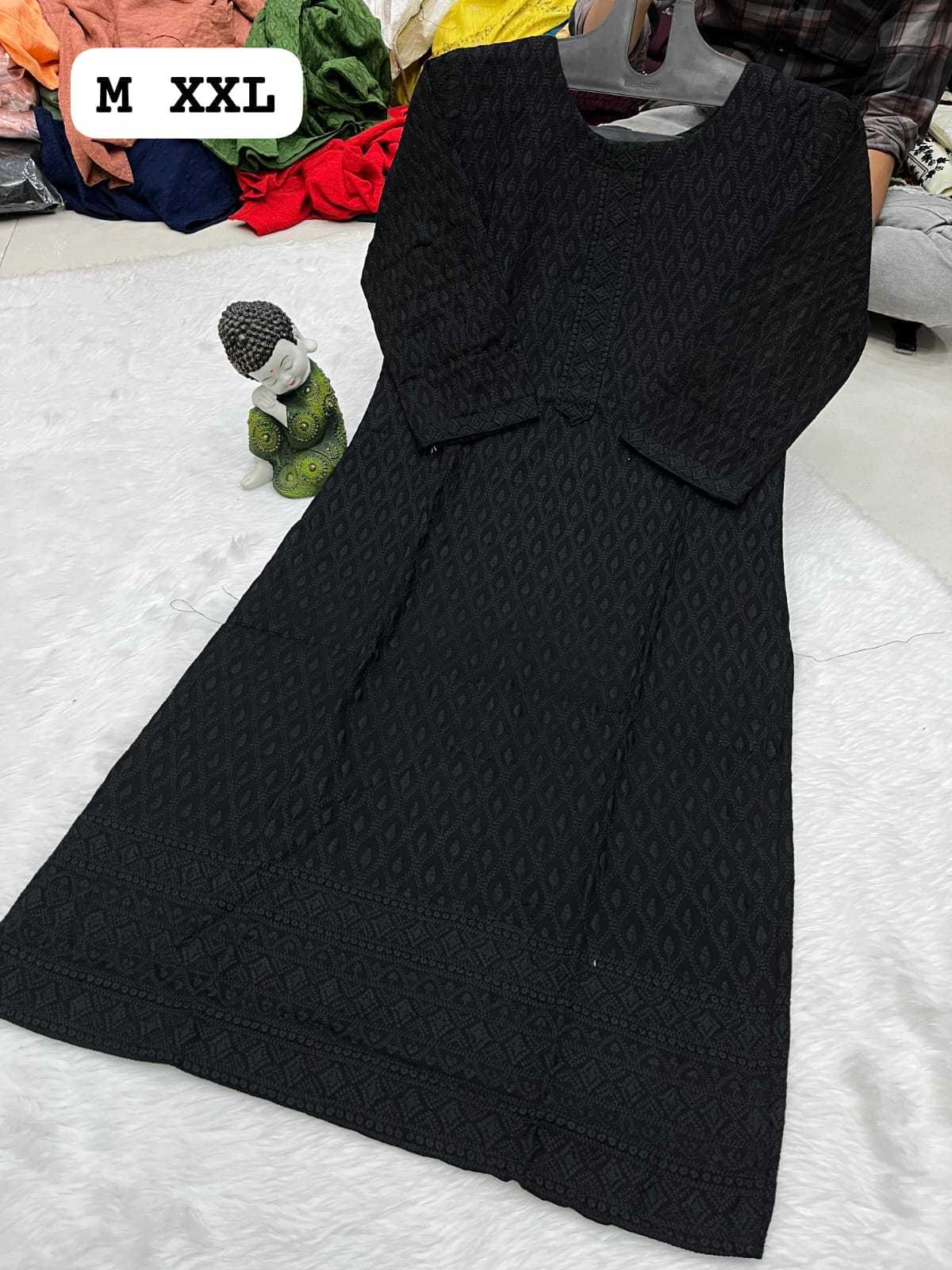 Ynf Viscose Rayon KESH258 VDA178 Kurti Wholesale Festive Kurtis Rayon Kurtis Chikan Kurti Manufacturer- Kapda Export