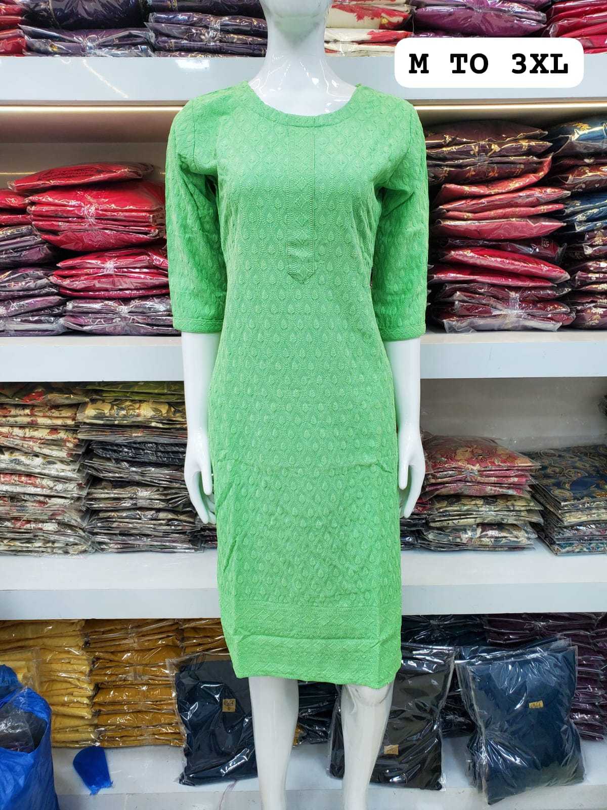 Ynf Viscose Rayon KESH258 VDA178 Kurti Wholesale Festive Kurtis Rayon Kurtis Chikan Kurti Manufacturer- Kapda Export