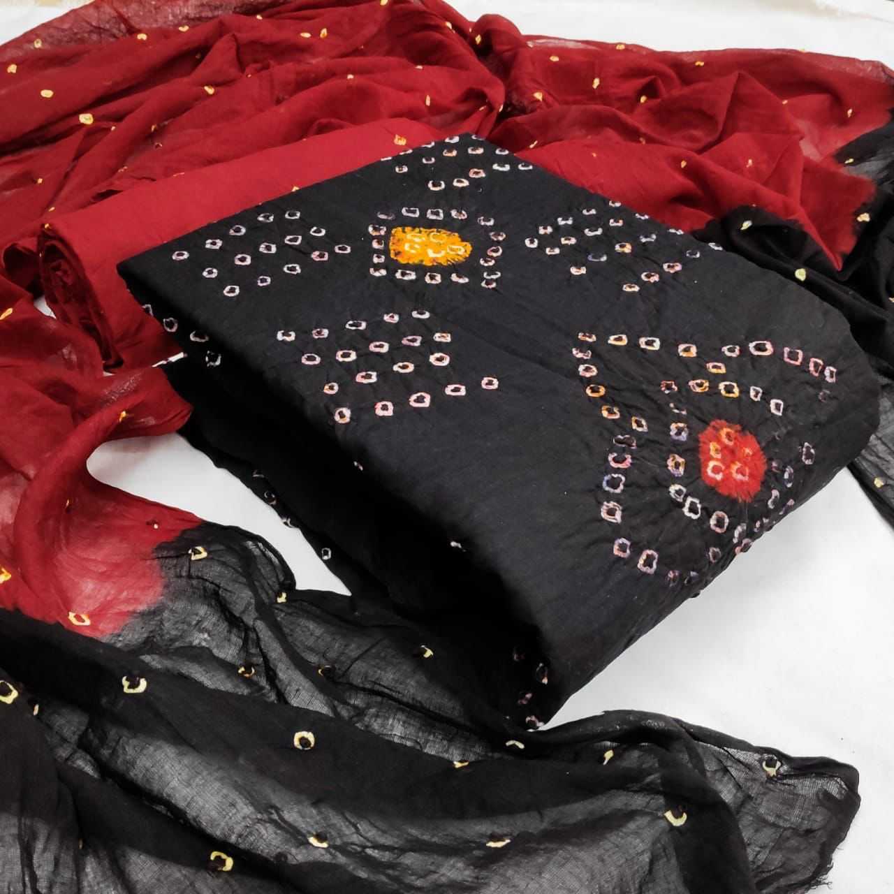 Ynf Cotton Bandhni KESH197 RAGHUVANSI Sarees Wedding Collections Teej Sarees Wholesale Hand Work Sarees Bandhani Bandhej Sarees Cotton Sarees Manufacturer- Kapda Export