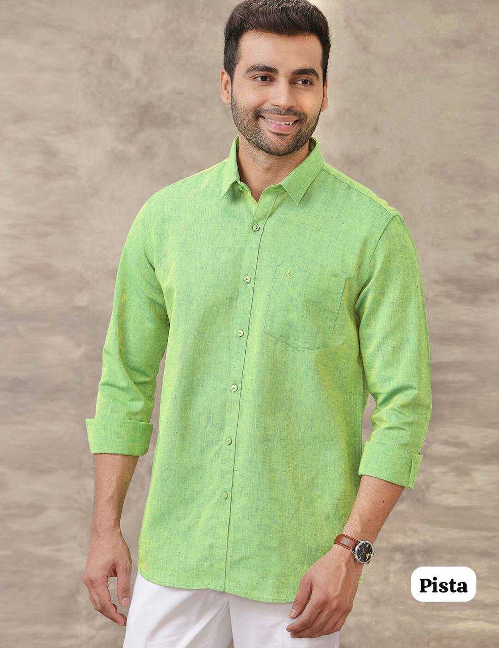 Ynf Cotton RIN125 INL01 Mens Wear Diwali Collections Festive Collections Wholesale Casual Wear Men Full Sleeves Shirts Men Plain Shirts Manufacturer- Kapda Export