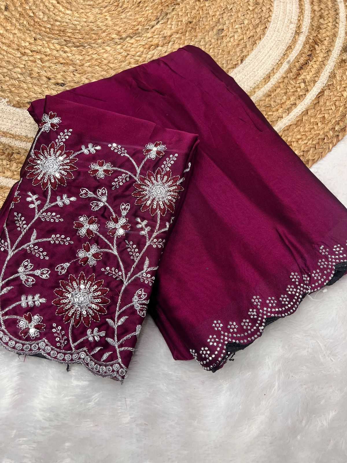 Ynf Fancy KESH195 KRF44 Sarees Wedding Collections Teej Sarees Wholesale Embroidered Sarees Cutwork Saree Swarovski Sarees Manufacturer- Kapda Export