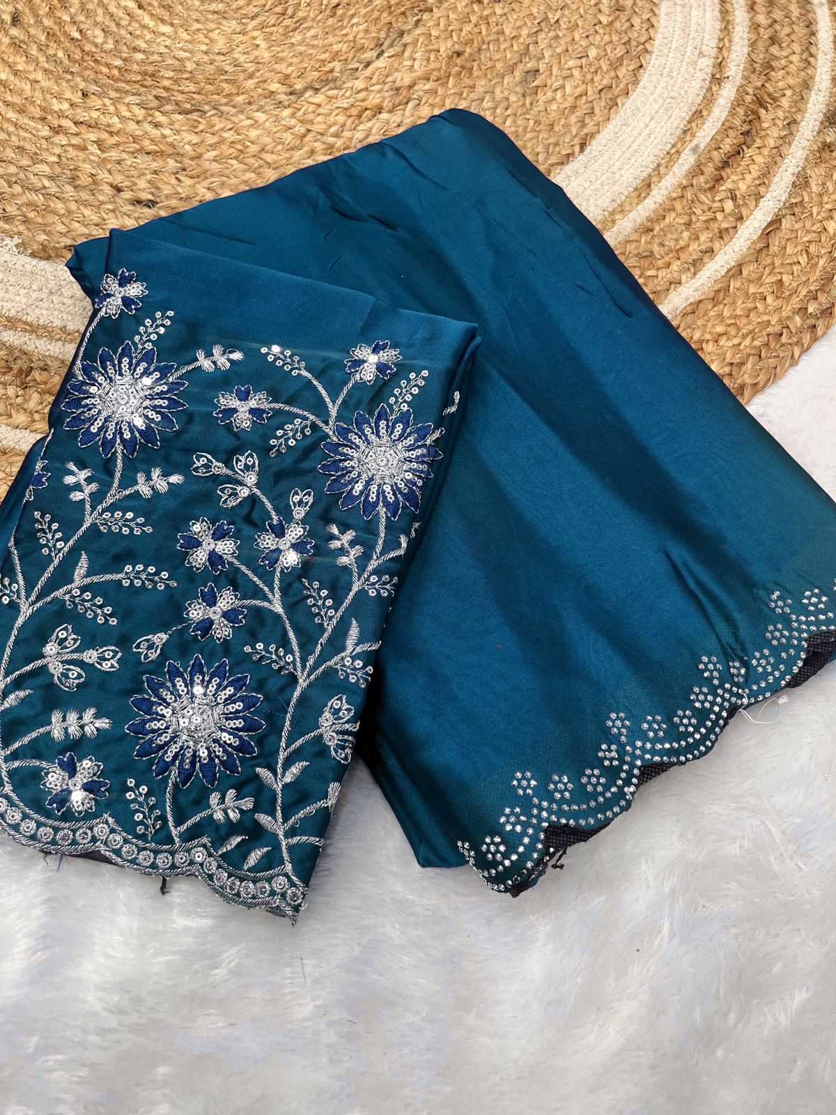 Ynf Fancy KESH195 KRF44 Sarees Wedding Collections Teej Sarees Wholesale Embroidered Sarees Cutwork Saree Swarovski Sarees Manufacturer- Kapda Export