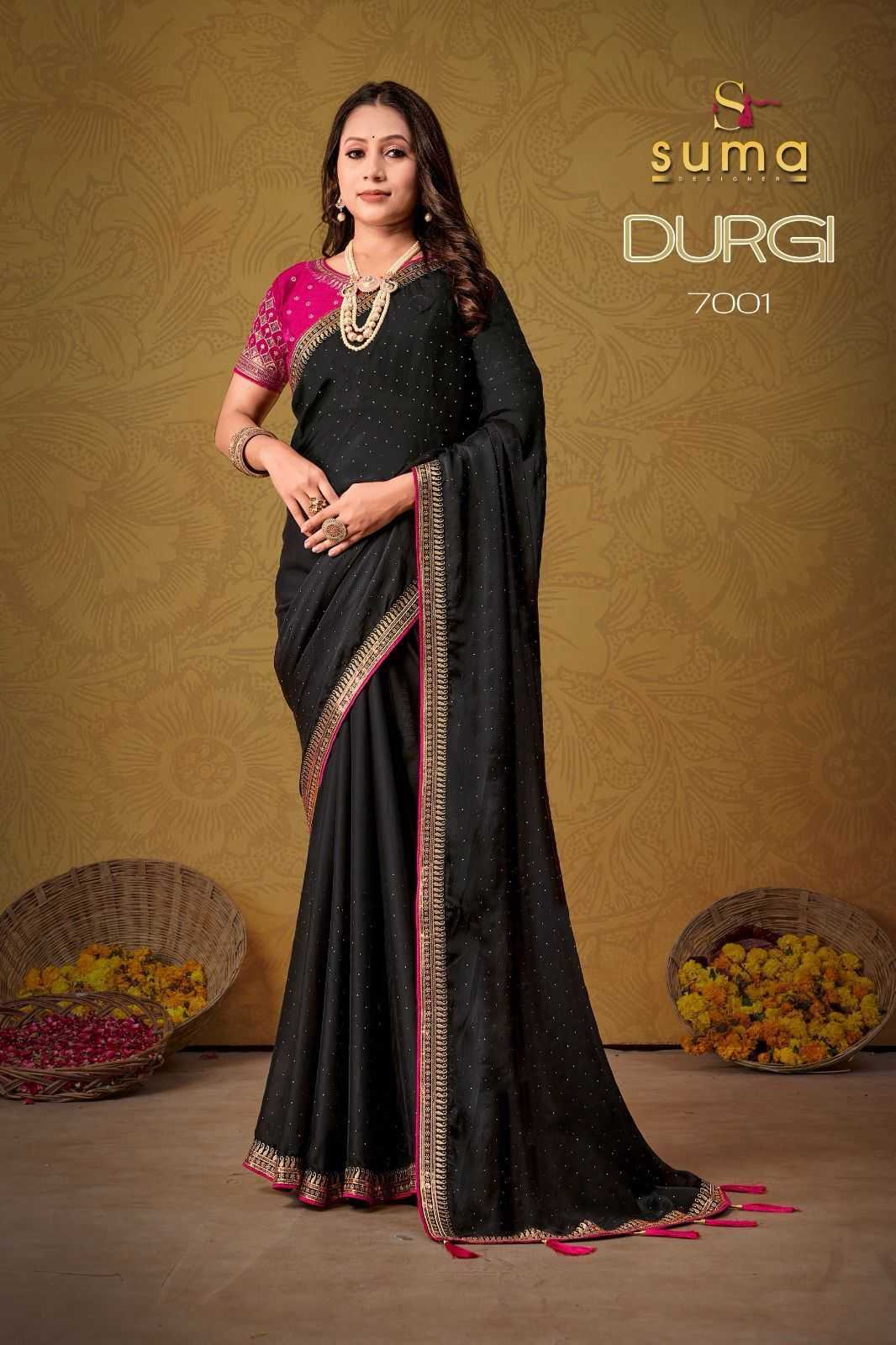 Ynf Rangoli Silk KESH416 DURGI 7001 Sarees Wedding Collections Festive Collections Wholesale Designer Sarees Holi Collections Ram Navami Collections Manufacturer- Kapda Export