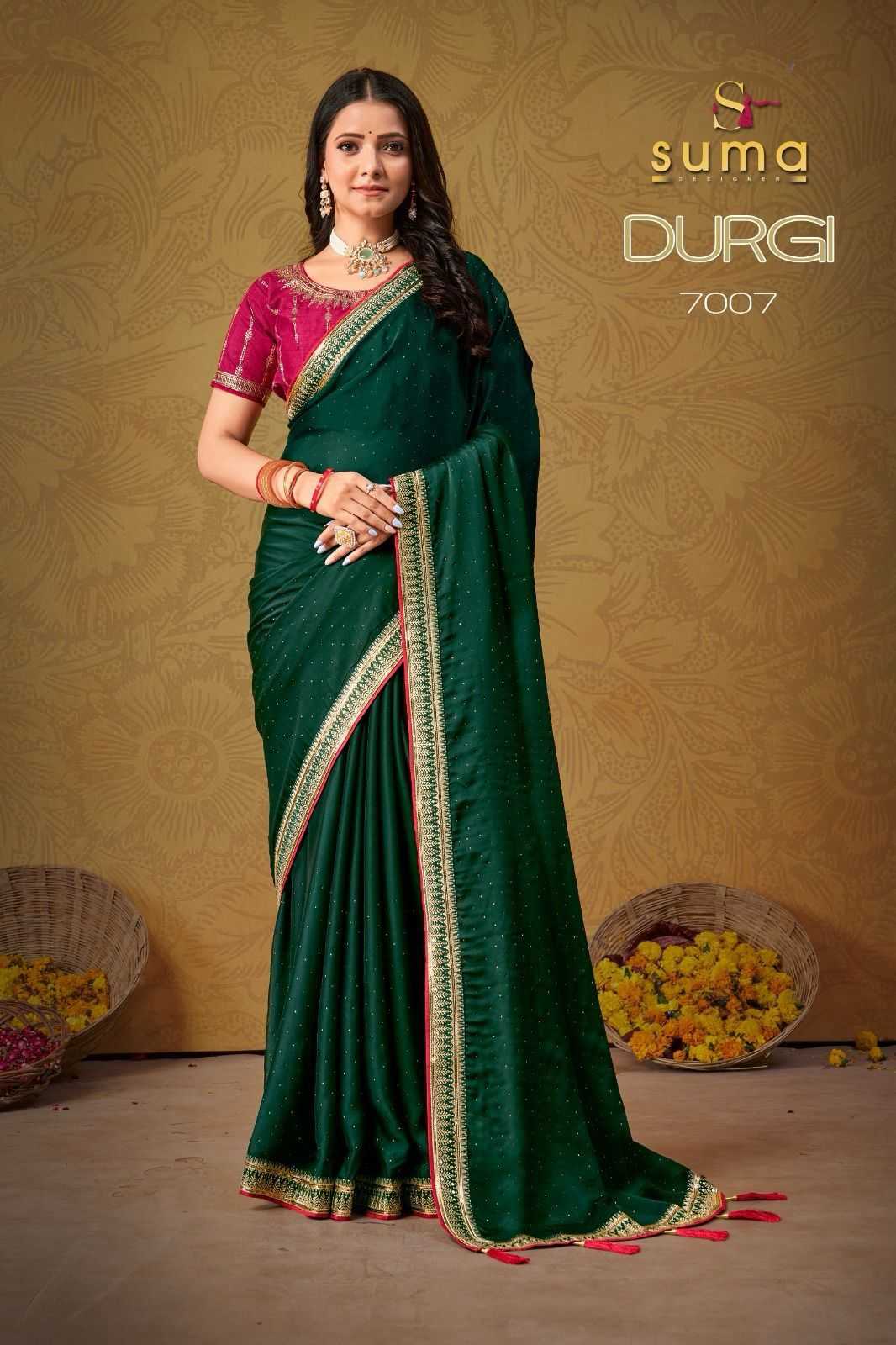 Ynf Rangoli Silk KESH416 DURGI 7001 Sarees Wedding Collections Festive Collections Wholesale Designer Sarees Holi Collections Ram Navami Collections Manufacturer- Kapda Export