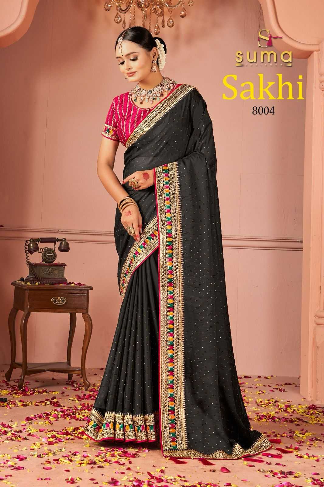 Ynf Rangoli Silk KESH416 SAKHI-8001 Silk Sarees Wedding Collections Teej Sarees Wholesale Designer Silk Sarees Fancy Silk Sarees Silk Sarees For Weddings Manufacturer- Kapda Export