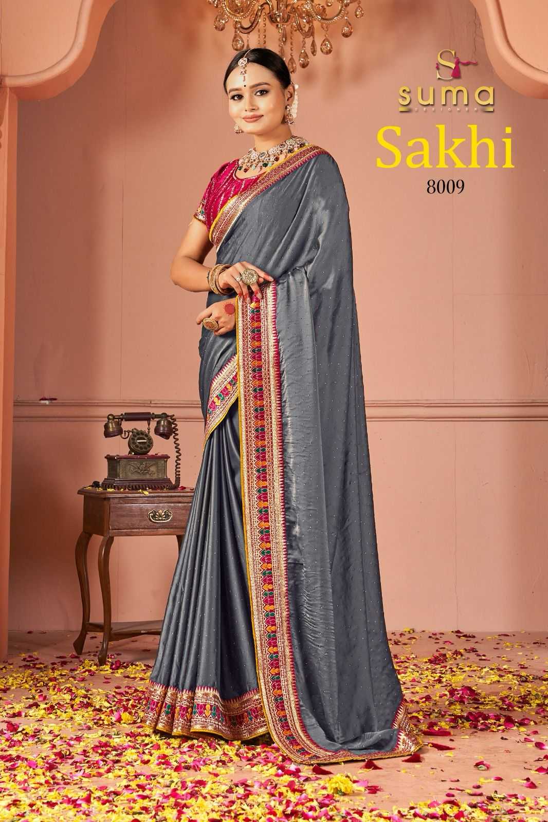 Ynf Rangoli Silk KESH416 SAKHI-8001 Silk Sarees Wedding Collections Teej Sarees Wholesale Designer Silk Sarees Fancy Silk Sarees Silk Sarees For Weddings Manufacturer- Kapda Export