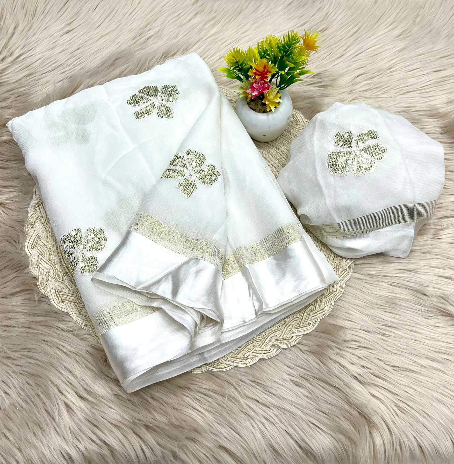 Ynf Satin RIN104 APE80 Sarees Onam Sarees Festive Collections Wholesale Georgette Sarees Viscose Saree Satin Sarees Manufacturer- Kapda Export