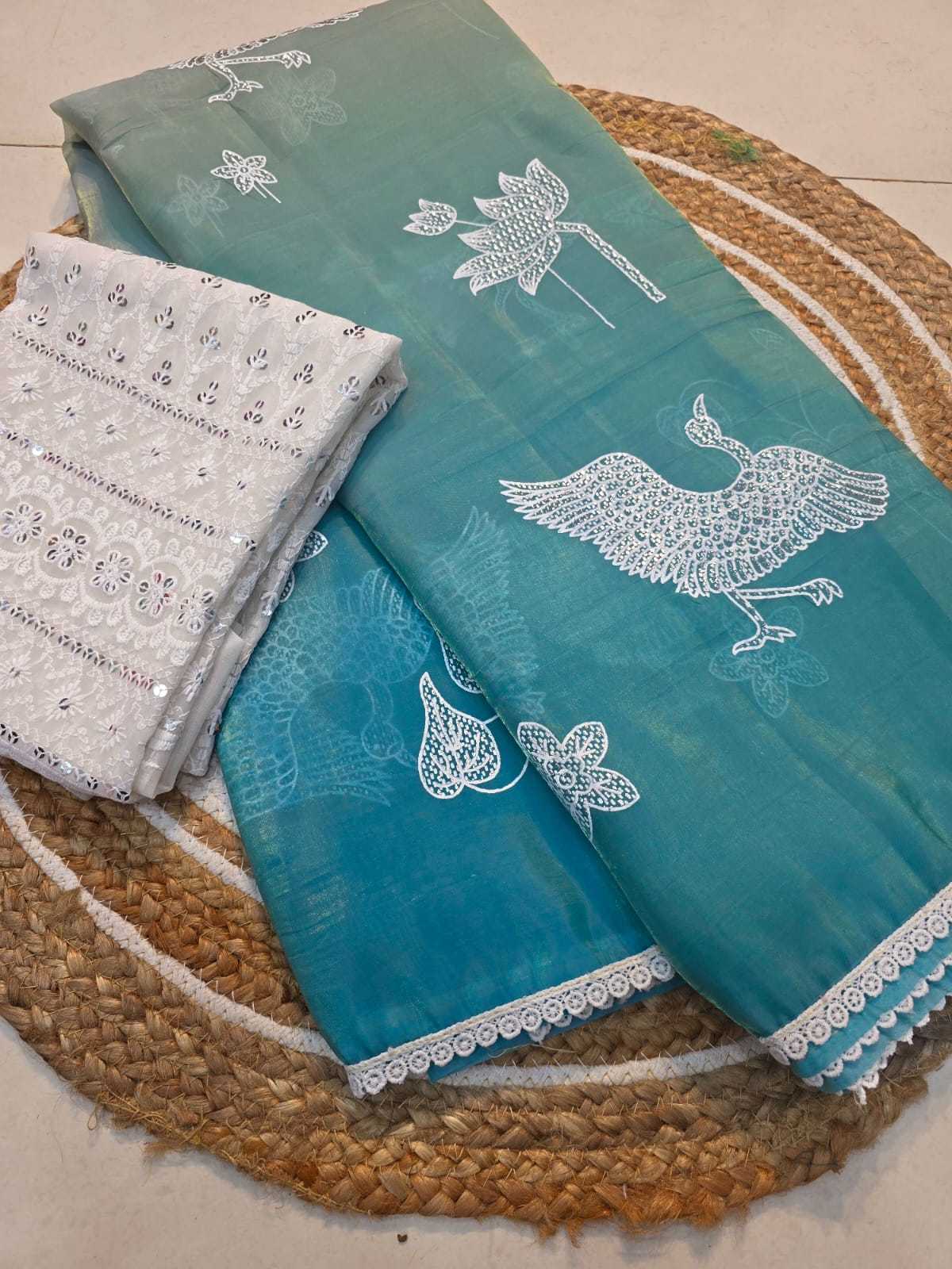 Ynf Soft Gold Crush KESH195 KRF31 Sarees Rakhi Collections Onam Sarees Wholesale Designer Sarees Work Sarees Chikan Sarees Manufacturer- Kapda Export