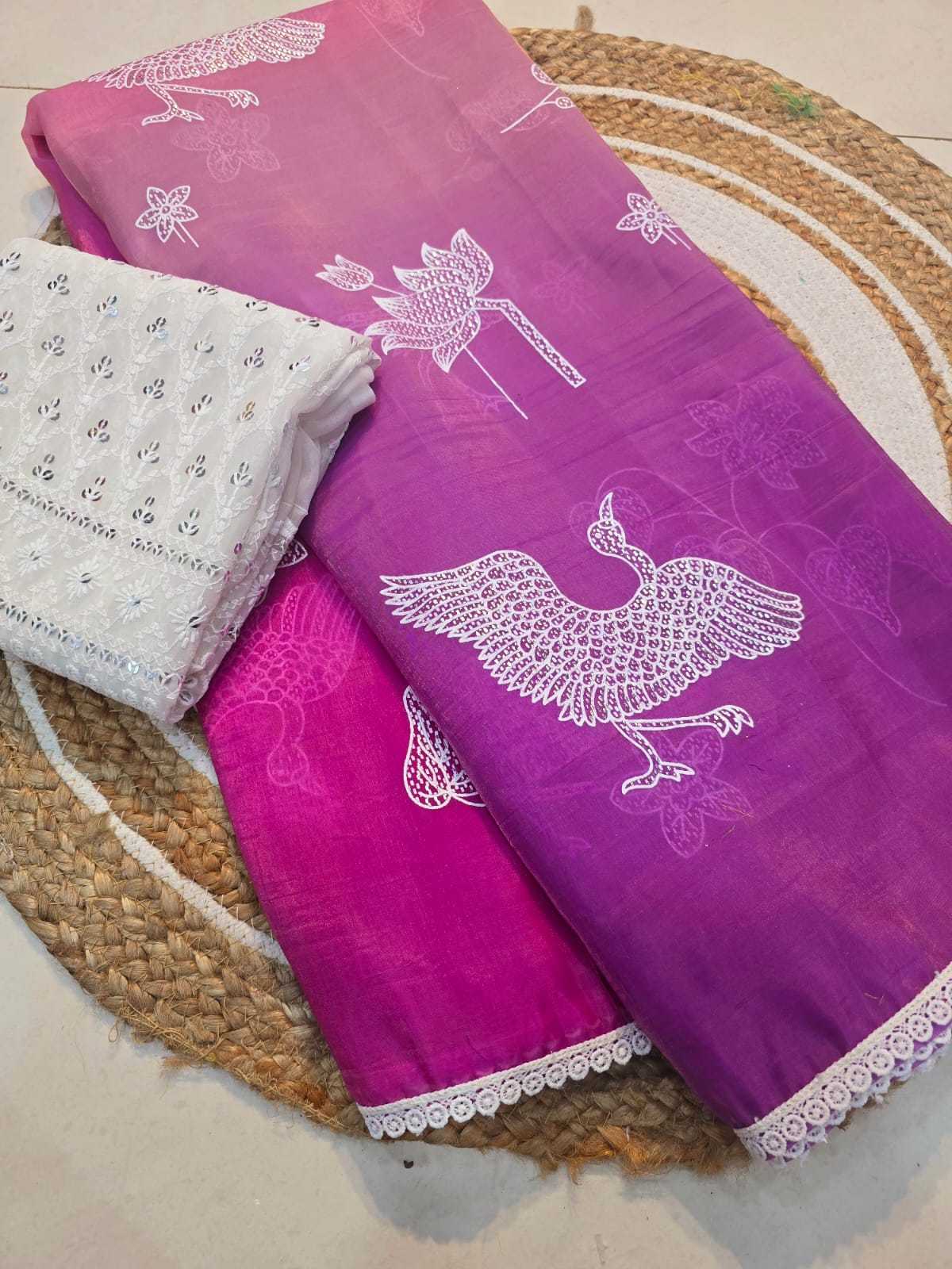 Ynf Soft Gold Crush KESH195 KRF31 Sarees Rakhi Collections Onam Sarees Wholesale Designer Sarees Work Sarees Chikan Sarees Manufacturer- Kapda Export