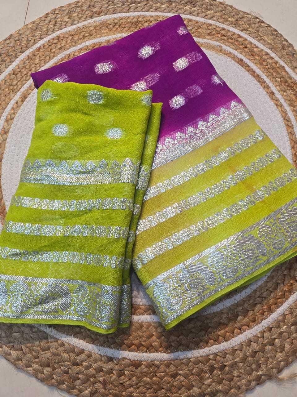 Ynf Viscose KESH195 KRF28 Sarees Wedding Collections Onam Sarees Wholesale Party Wear Sarees Georgette Sarees Viscose Saree Manufacturer- Kapda Export