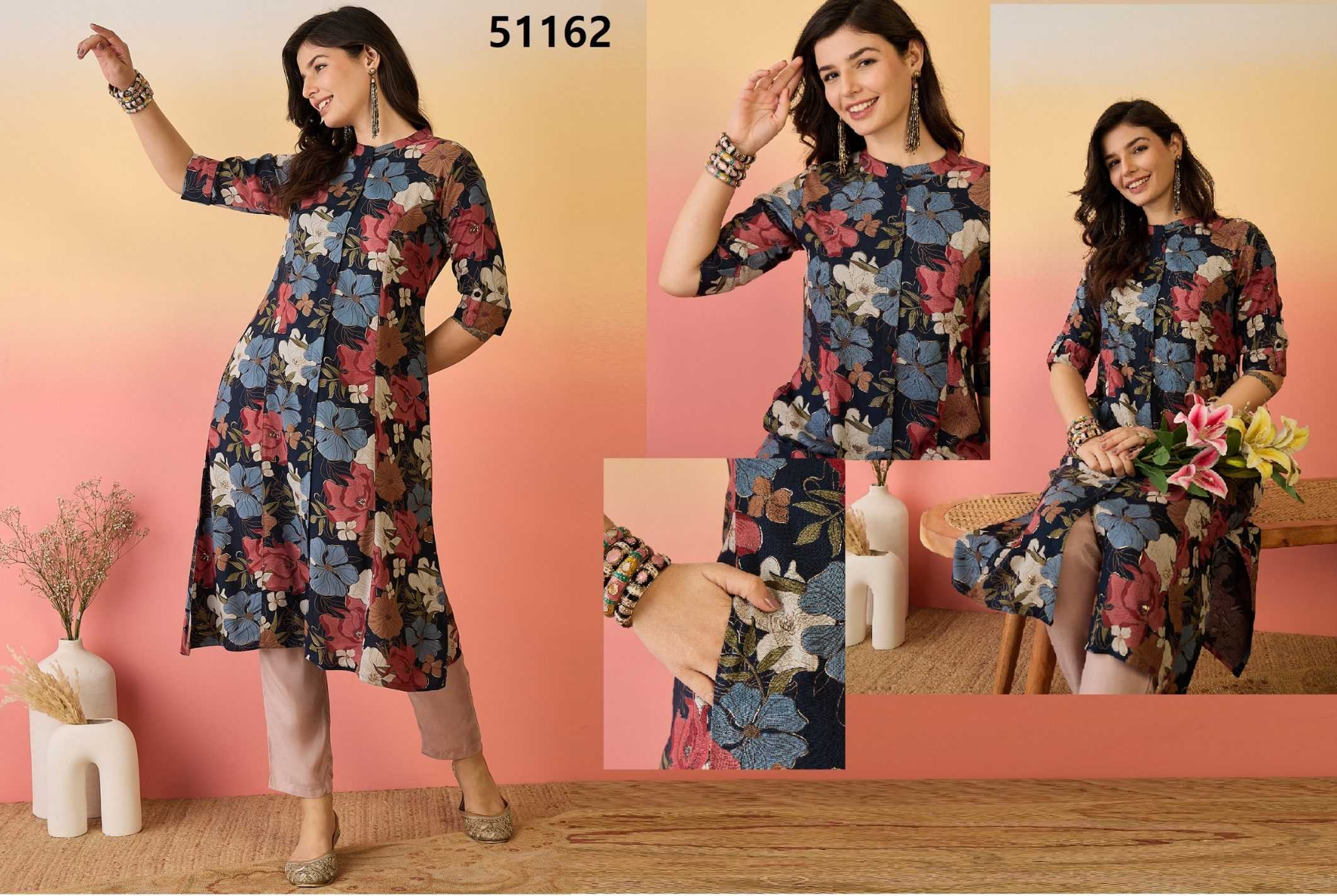 Ynf Viscose Rayon KESH113 Sanjana Lifestyle-Daisy Suits & Dresses Rakhi Collections Festive Collections Wholesale Ladies Suits Party wear suits Ethnic Dresses Manufacturer- Kapda Export