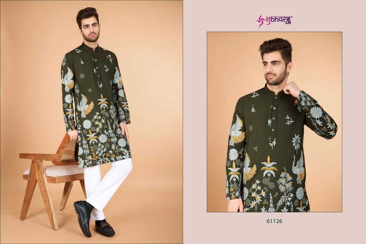 Ynf Viscose Rayon KESH417 RPC03 Mens Wear Wholesale Mens Kurtas Men Short Kurta Men Wedding kurta Manufacturer- Kapda Export