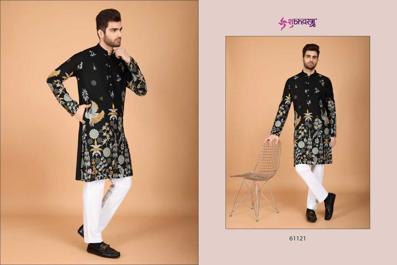 Ynf Viscose Rayon KESH417 RPC03 Mens Wear Wholesale Mens Kurtas Men Short Kurta Men Wedding kurta Manufacturer- Kapda Export