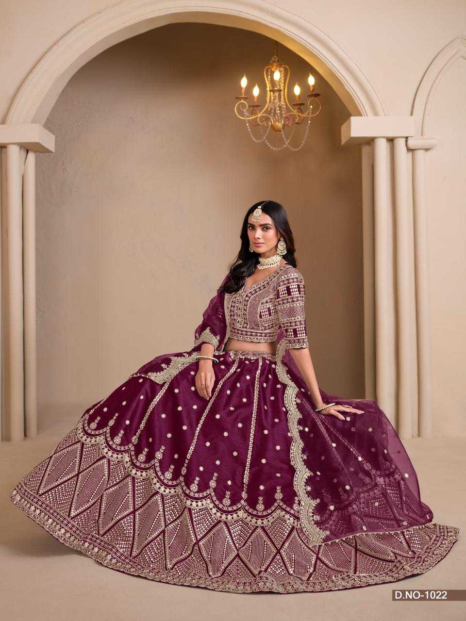 Ynf Art Silk KESH416 MEHVISH-NUREH Lehengas Wedding Collections Festive Collections Wholesale Silk Lehenga Wedding Lehenga After-Party Outfits Manufacturer- Kapda Export
